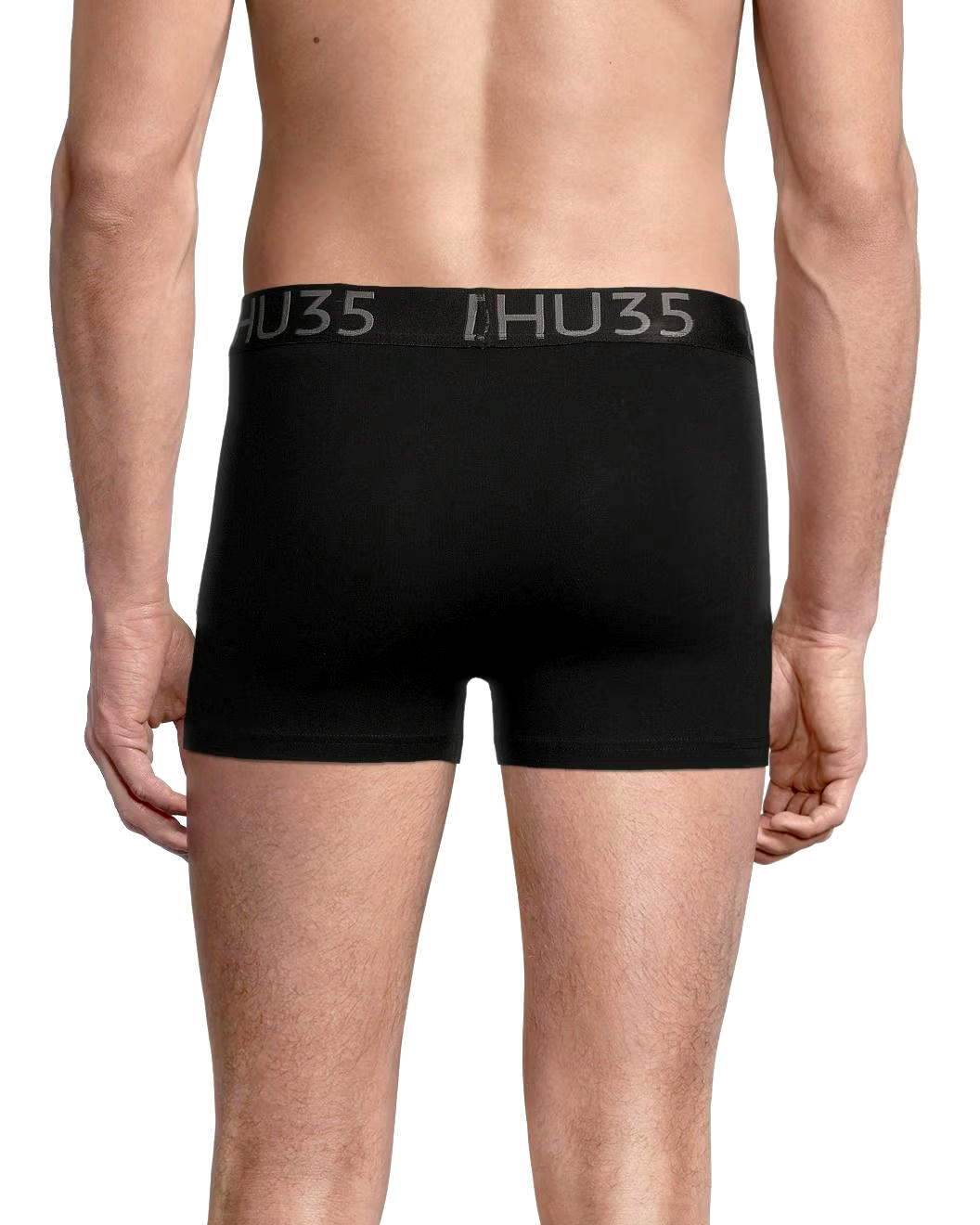 Denver Hayes Men's 2 Pack Fashion Side X Side Cotton Stretch Trunk Briefs with Elastic Waistband