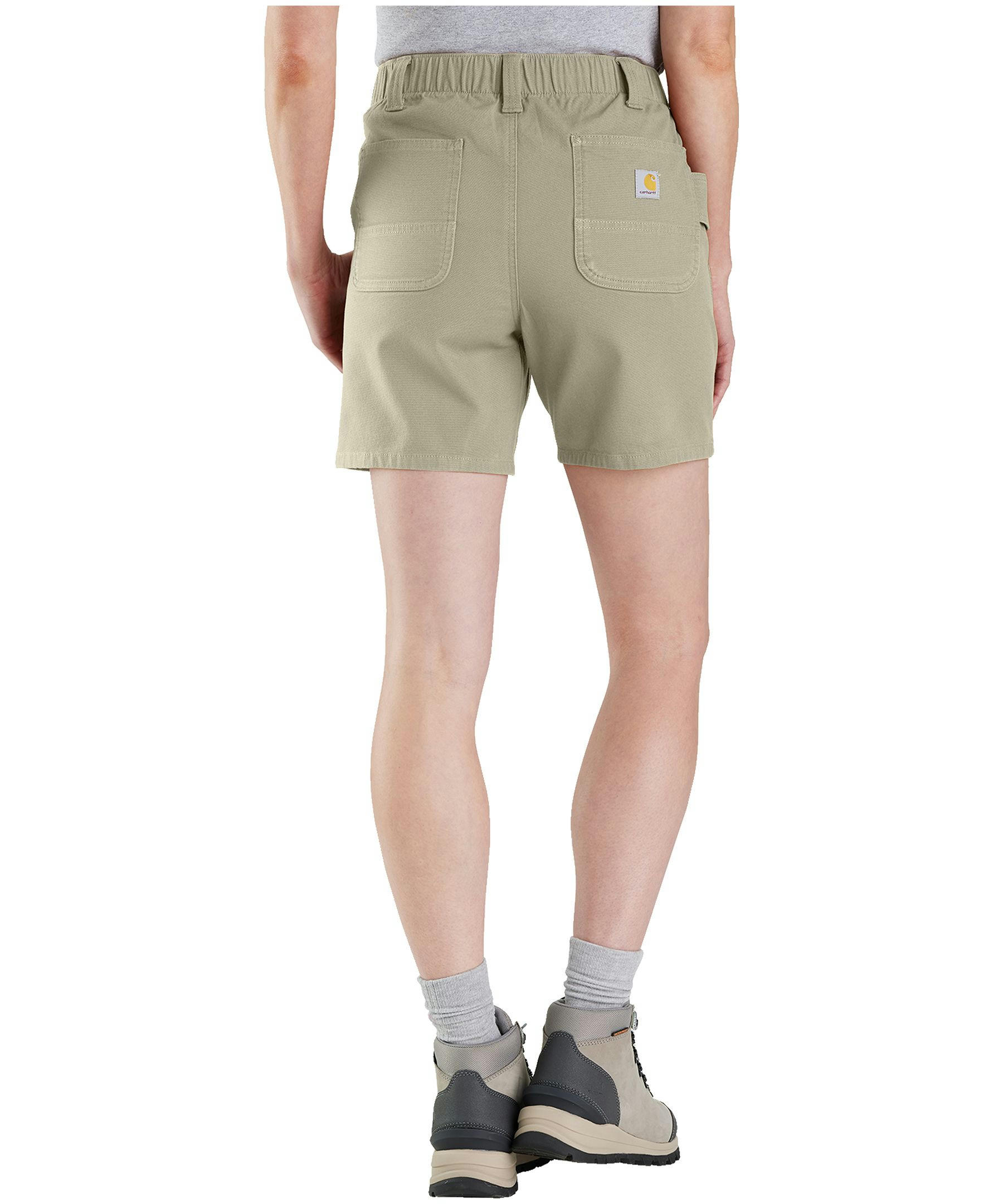 Carhartt Women's High Rise Rugged Flex Stretch Canvas Work Shorts