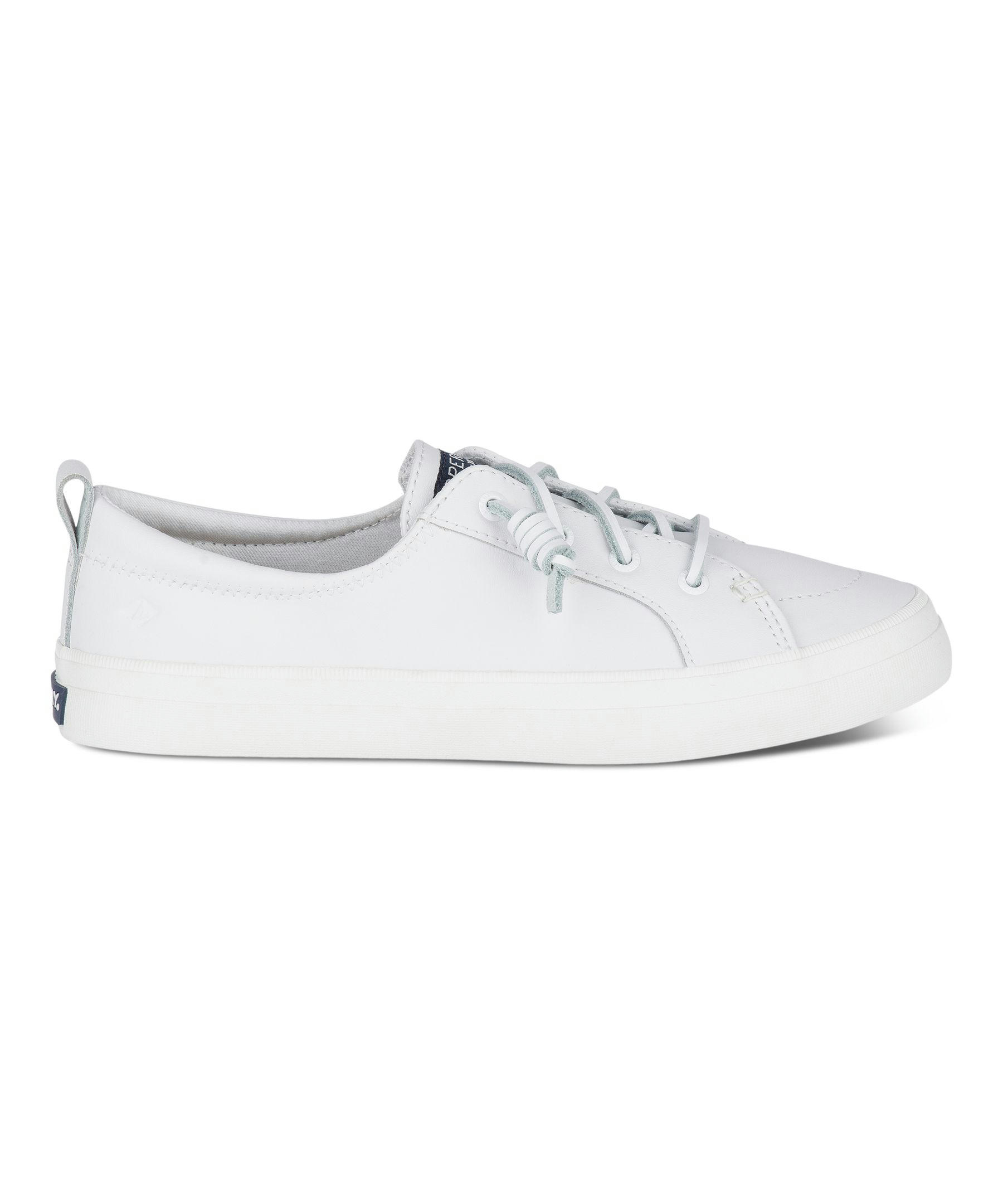 Sperry Women's Crest Vibe Leather Sneakers - White