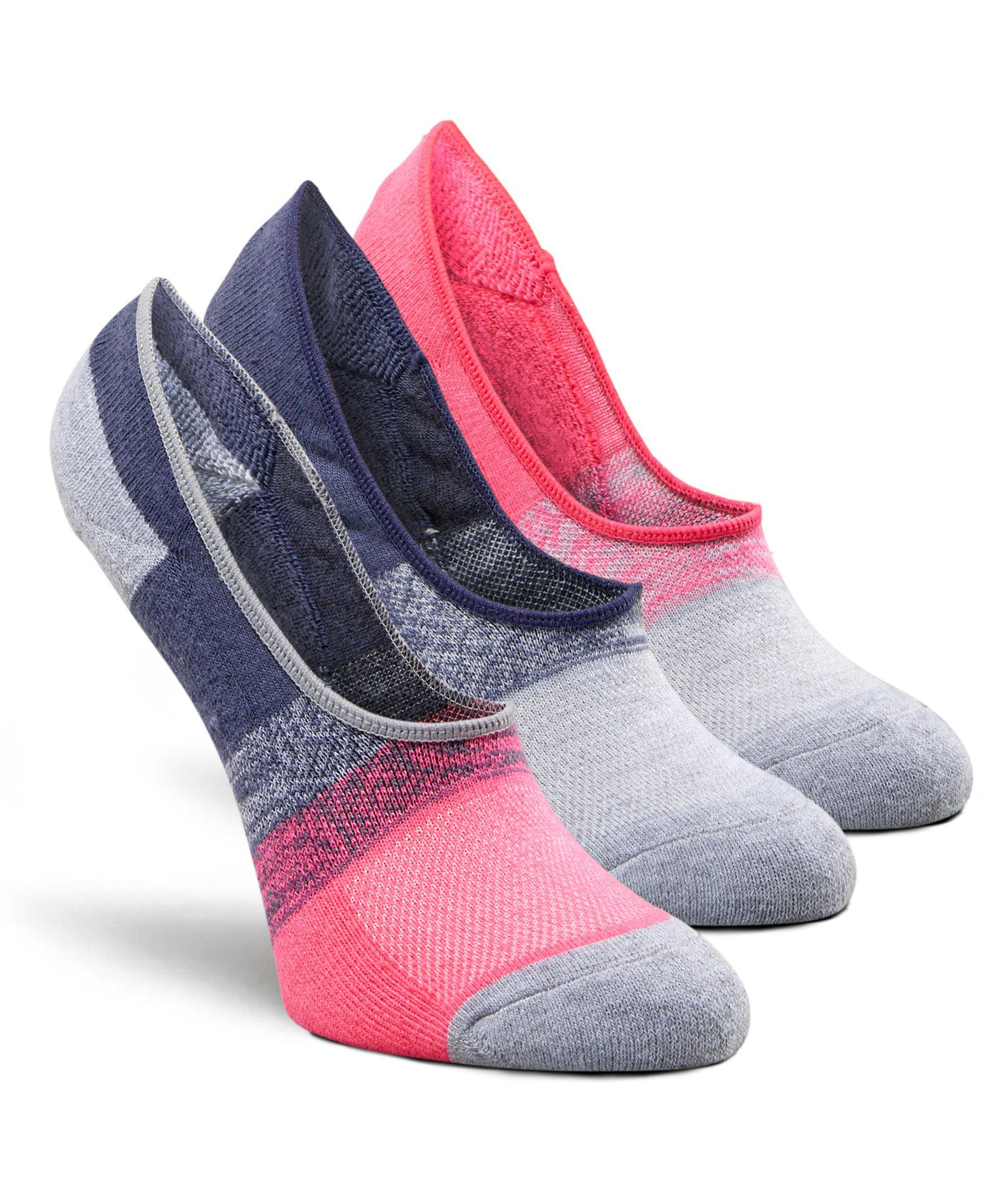 Shambhala Women's 3 Pack Freshtech No Show Sport Socks
