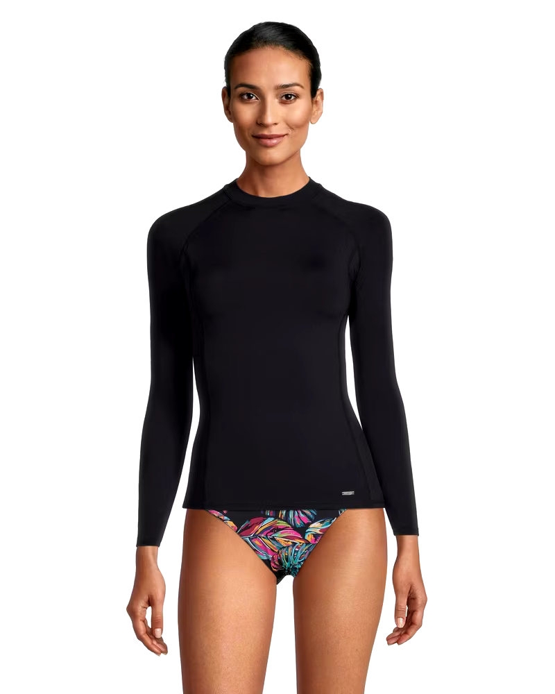 Women's Long Sleeve Rash Guard  Swim Top