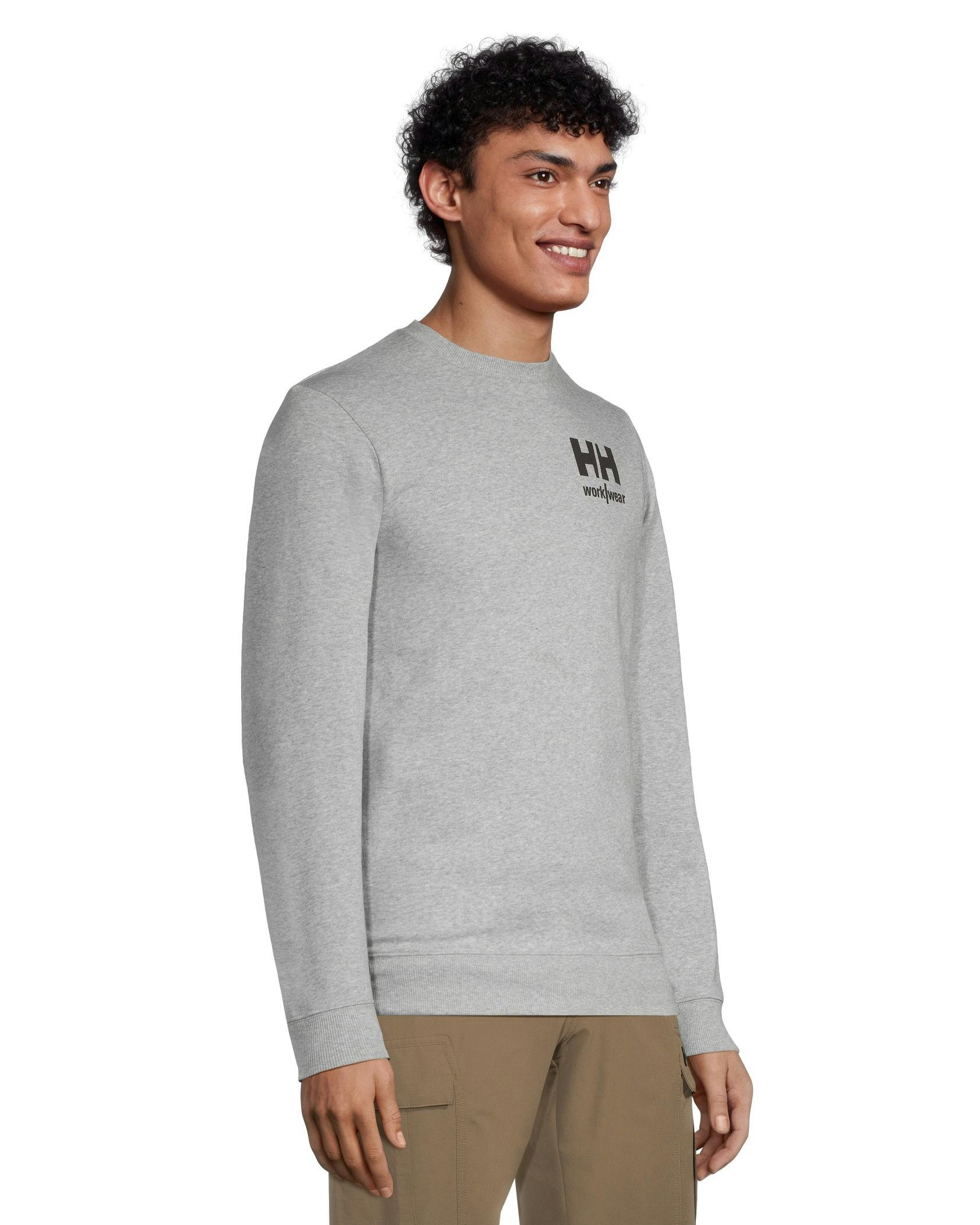 Helly Hansen Workwear Men's Chest Logo Crewneck Sweatshirt