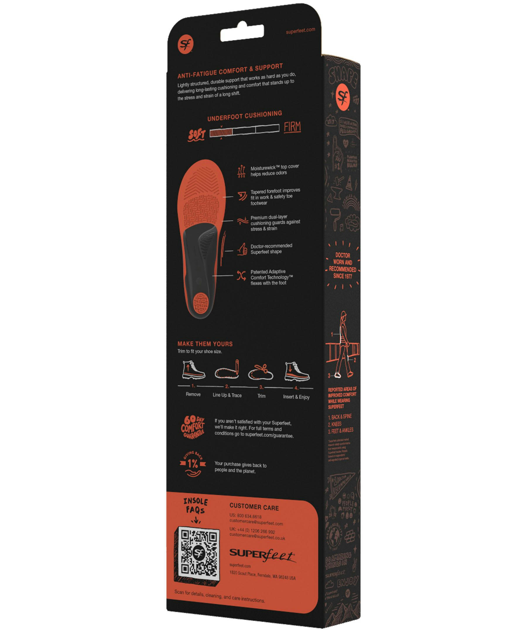 Superfeet Men's Work Cushion Max Insoles