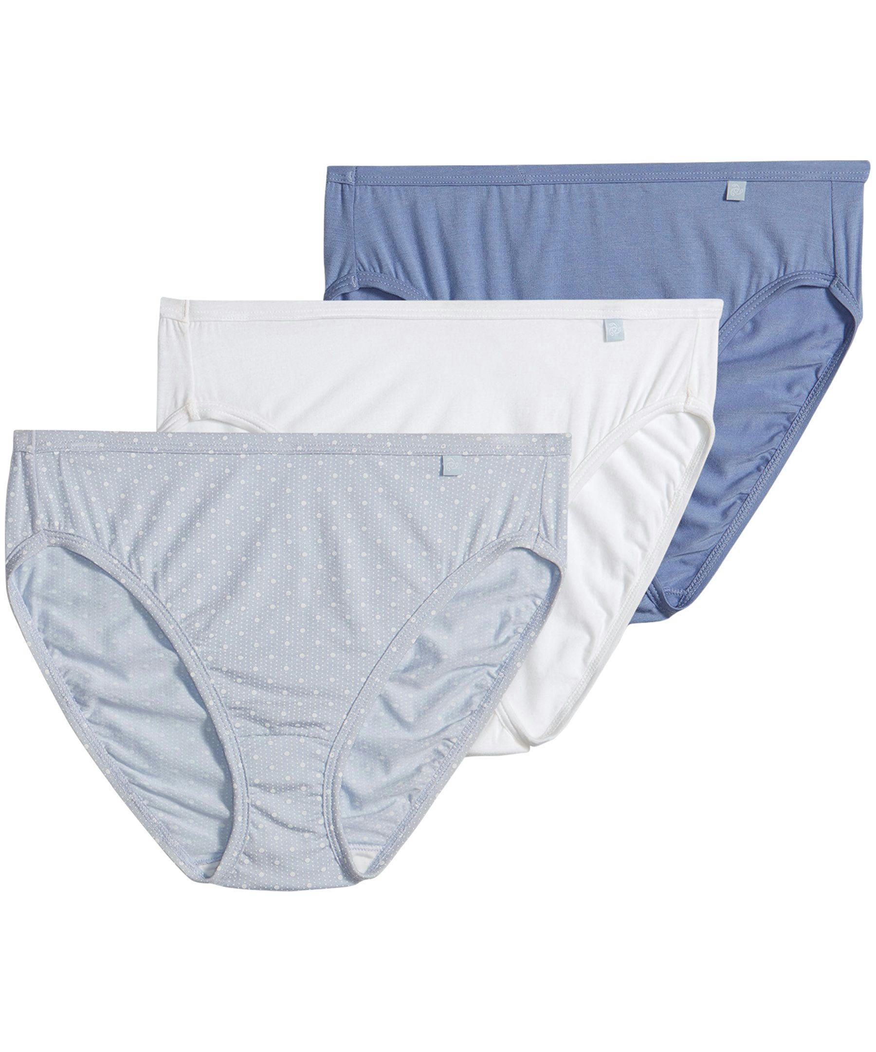 Jockey Women's 3 Pack Elance Supersoft Underwear French Cut Panties