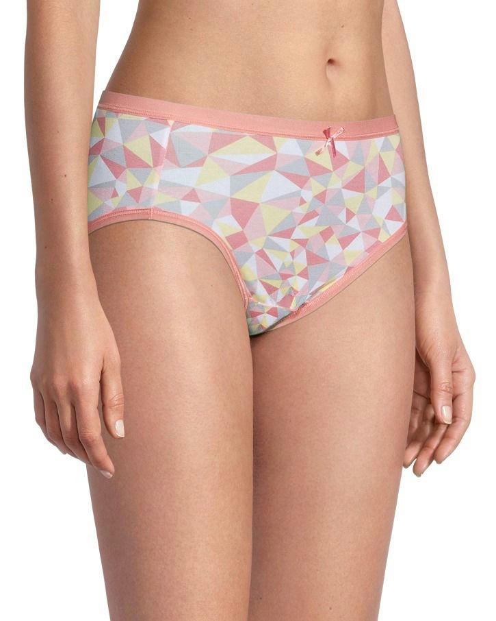 Denver Hayes Women's 2 Pack Perfect Fit Cotton Stretch Hi Cut Panty