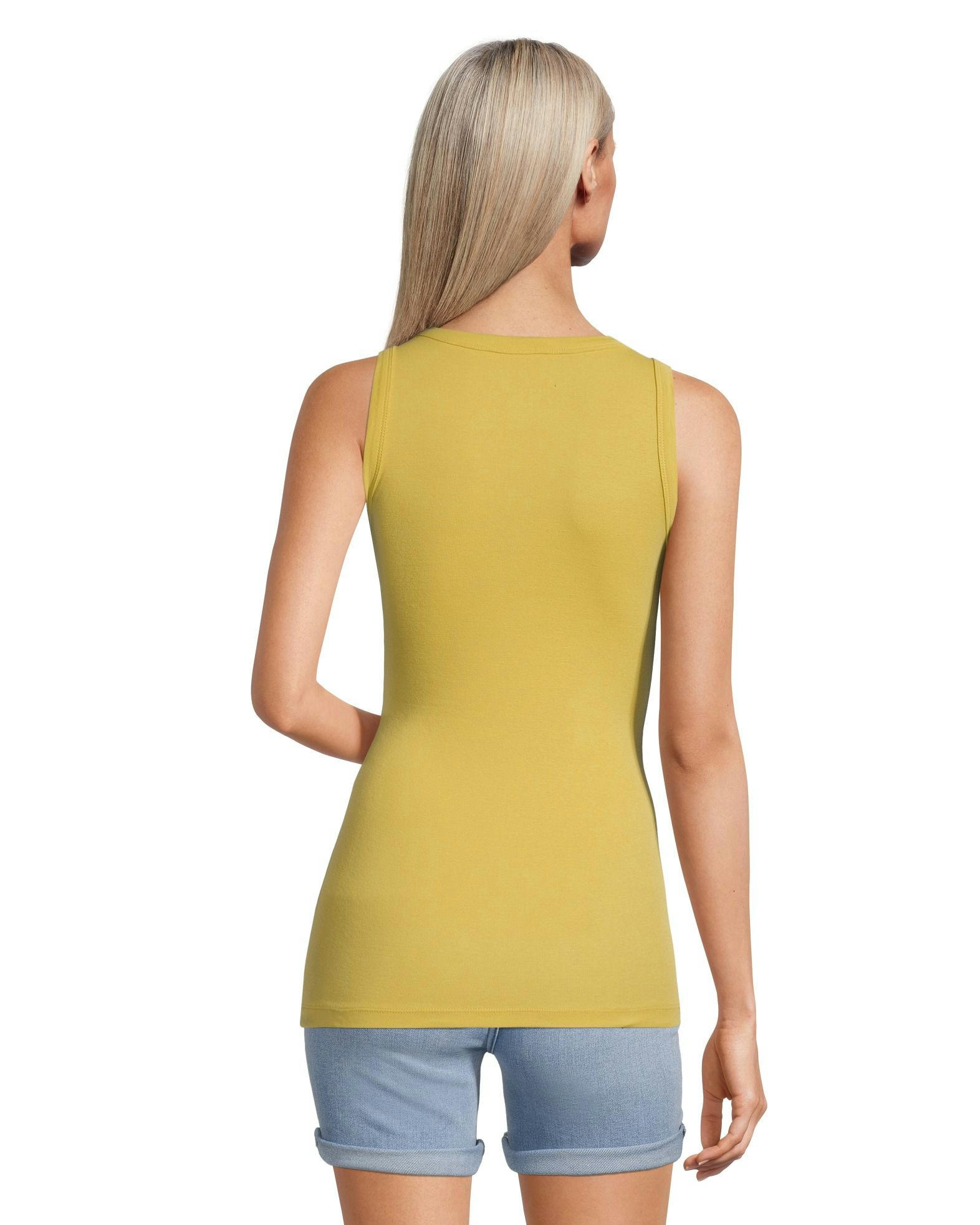 Women's Fitted Henley Tank