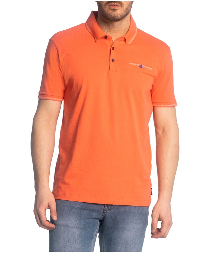 Lois Men's Chandler Short Sleeve Welt Pocket Polo Shirt