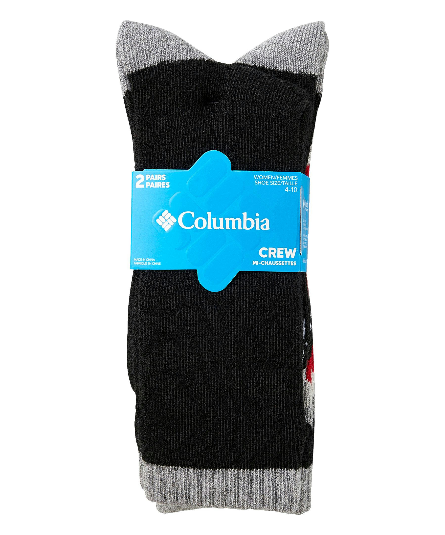 Columbia Women's 2 Pack Wool Blend Crew Socks