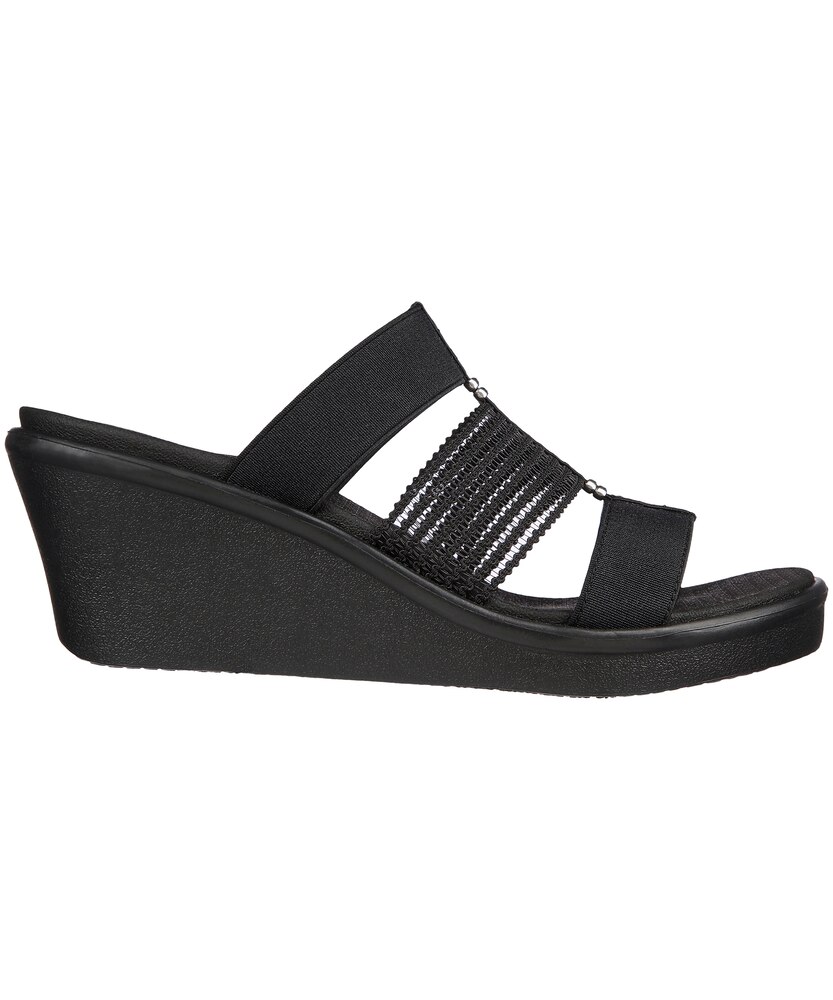 Skechers Women's Rumble On Wedge Slip On Sandals