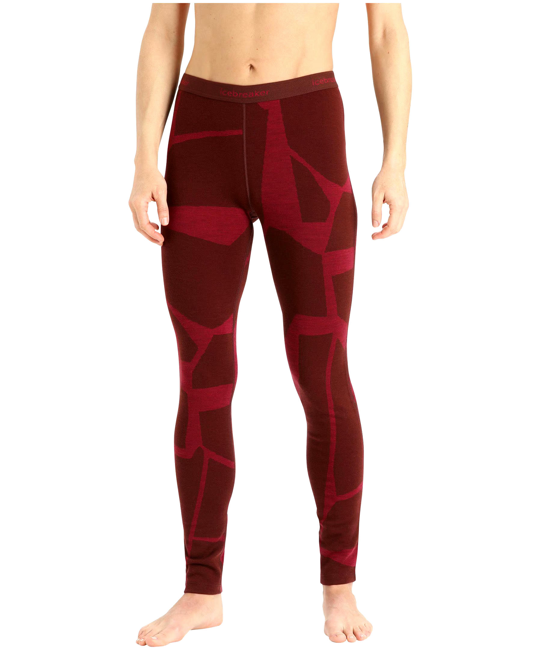 Icebreaker Women's 250 Vertex Base Layer Leggings - Fractured LandscapesONLINE ONLY