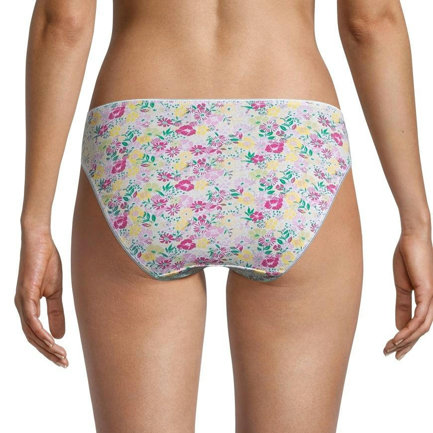 Denver Hayes Women's 5 Pack Cotton Stretch Bikini Panty