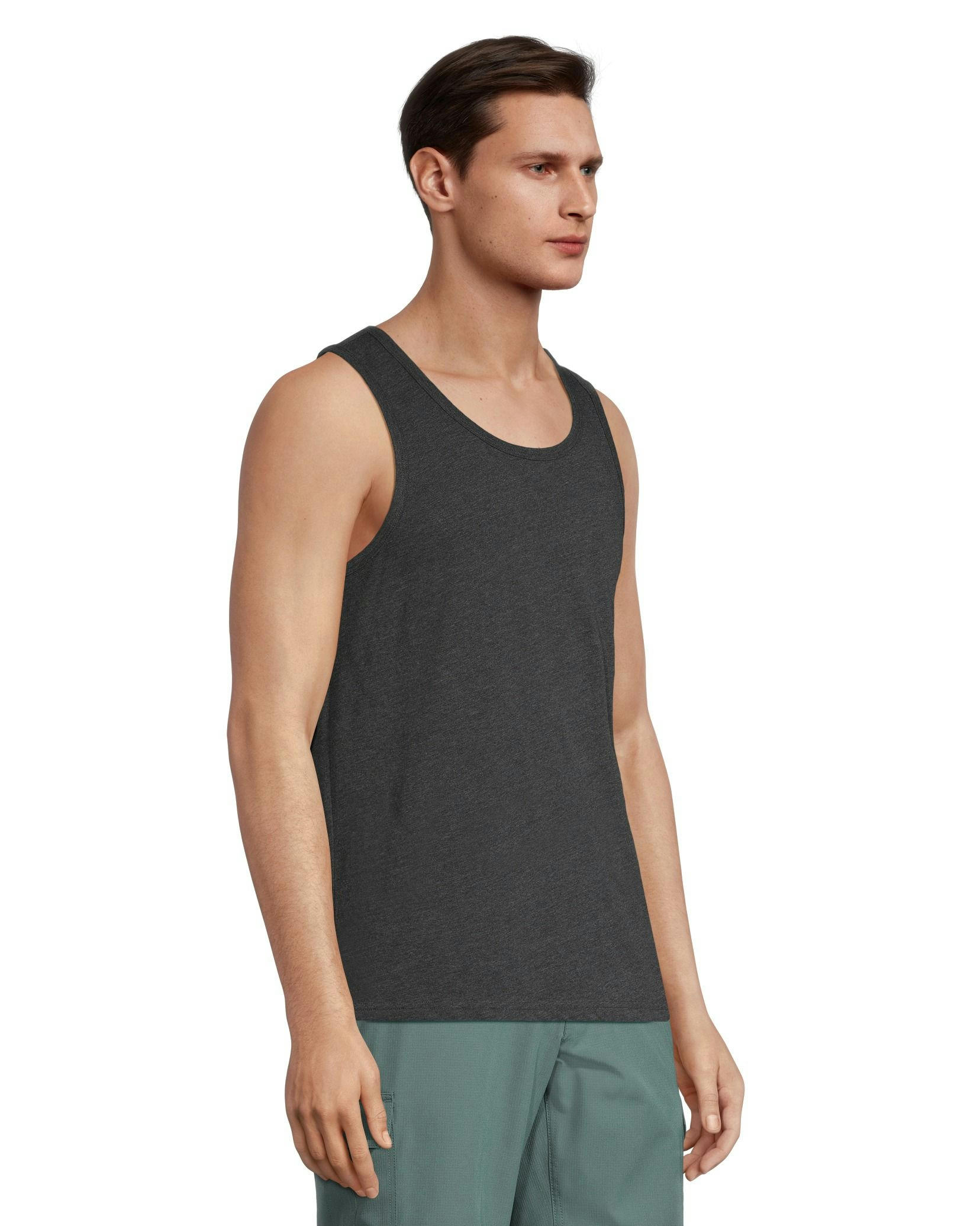 FarWest Men's Solid Basic Tank Top