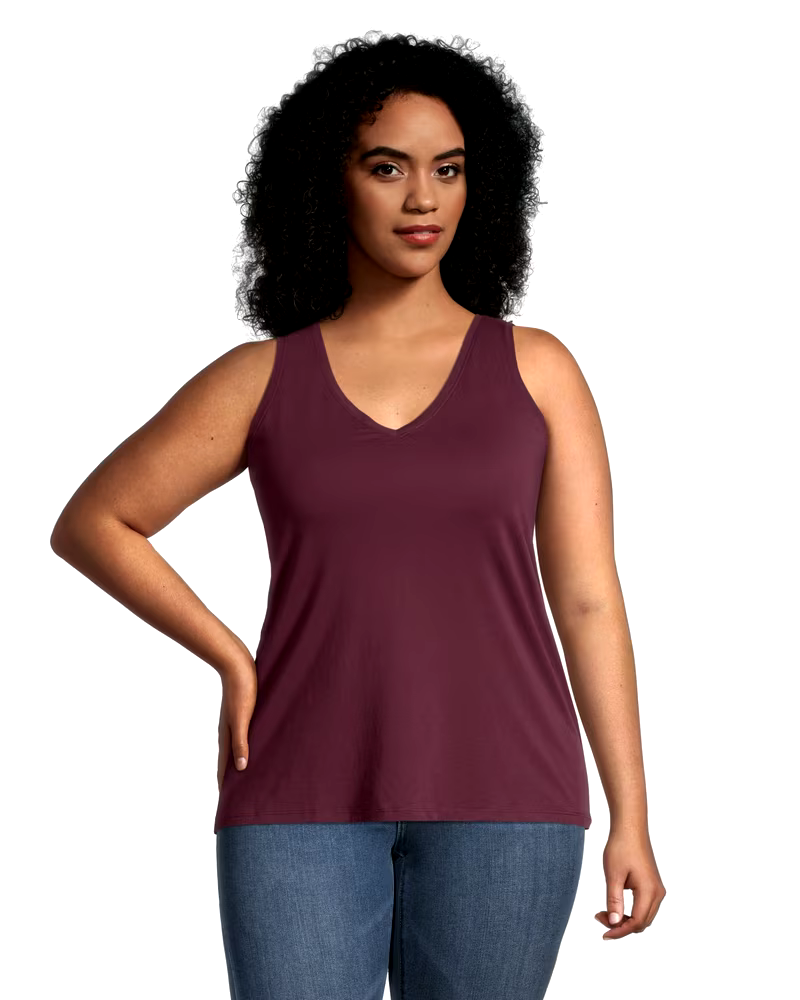 Denver Hayes Women's Semi Fitted V-Neck Tank