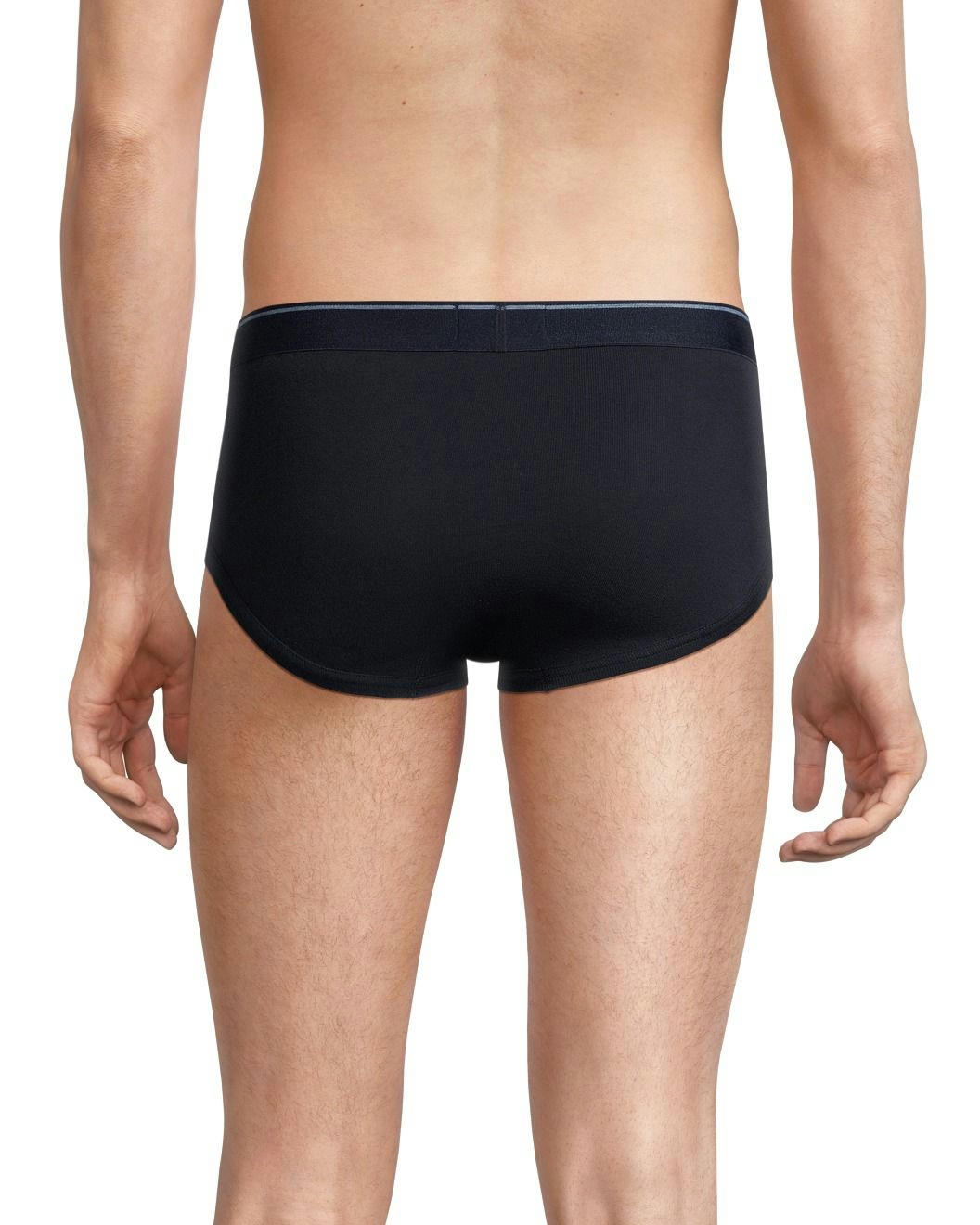 Denver Hayes Men's 3 Pack Yarn Dye Basic Briefs