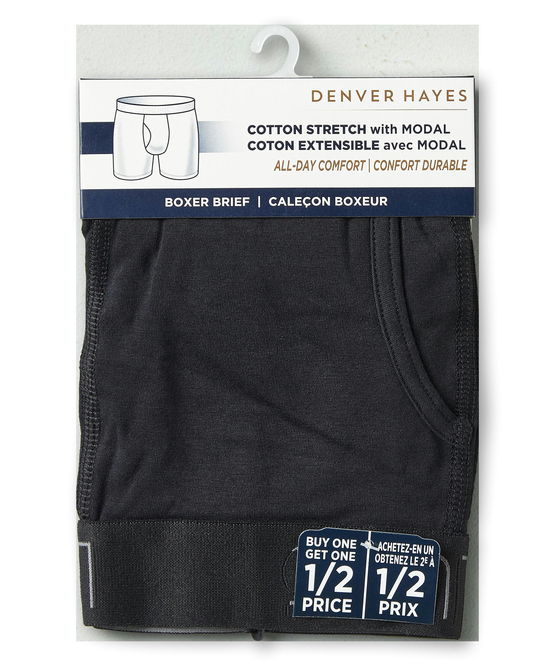 Denver Hayes Men's All Day Comfort Boxer Briefs Underwear
