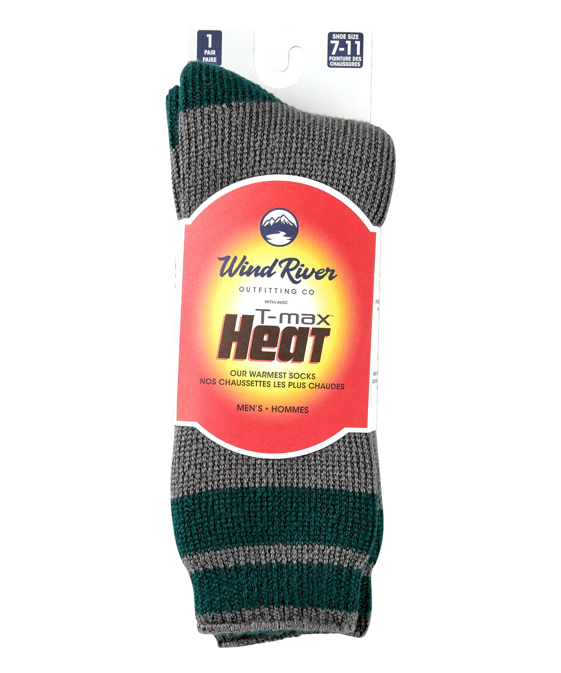 WindRiver Men's T-Max Heat Thermal Boot Socks