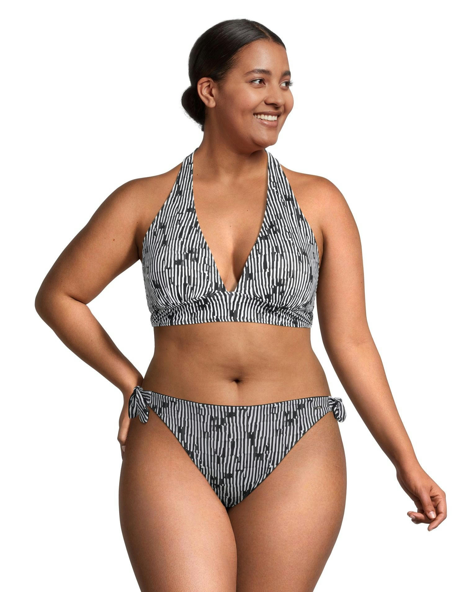 Women's Side Tie Reversible Bikini Swim Bottom