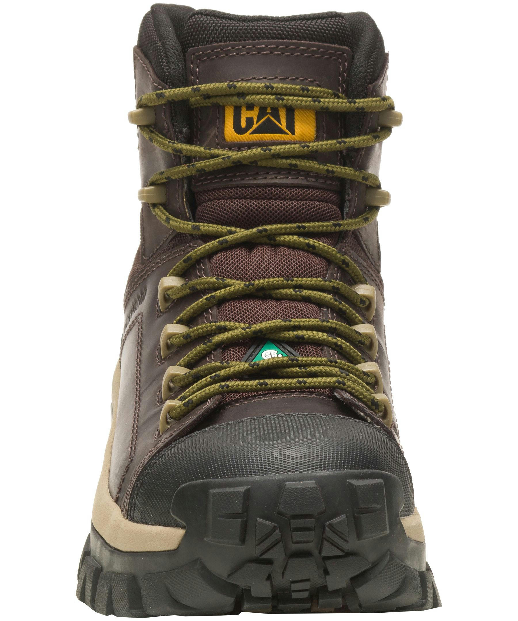 CAT Men's Invader Composite Toe Composite Plate Waterproof Hiker Work Boot