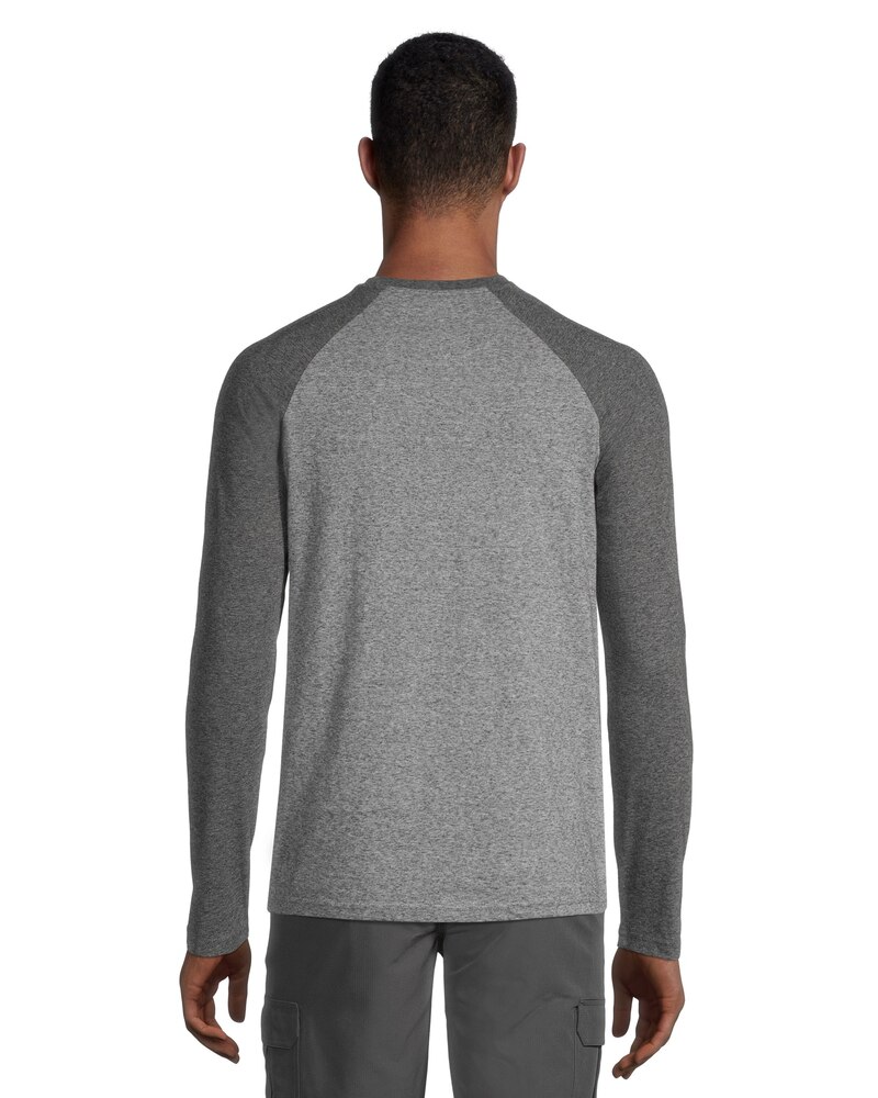 FarWest Men's Long Sleeve Crewneck Baseball T Shirt