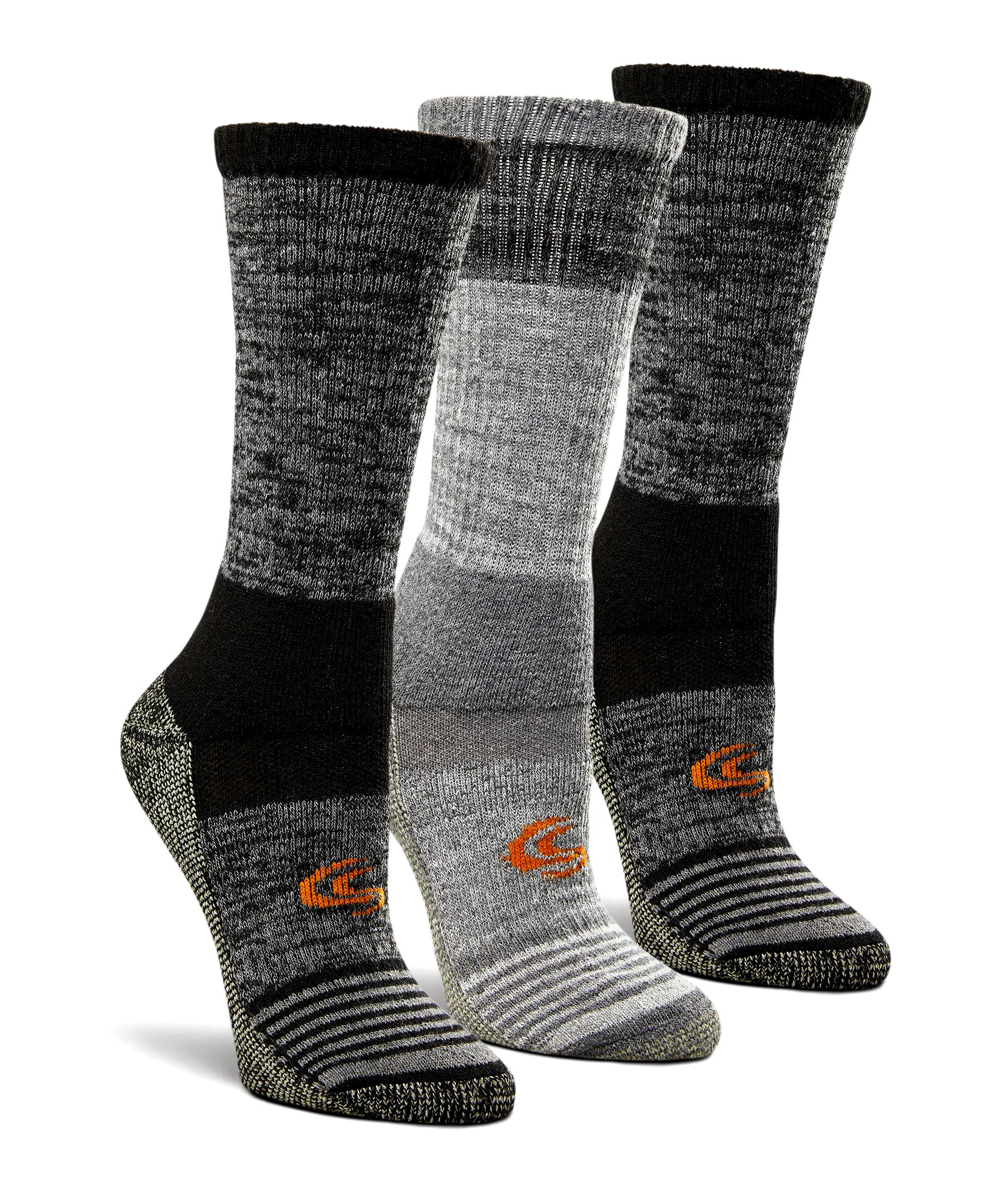 Copper Sole Women's 3 Pack Thermal Boot Socks