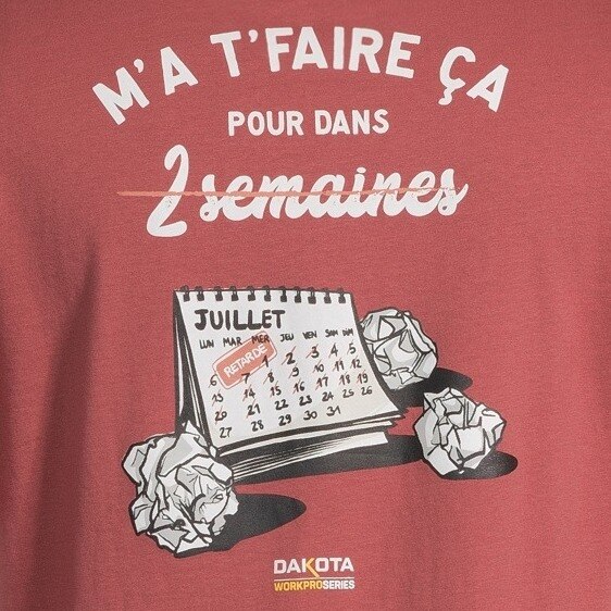 Dakota WorkPro Series Men's Deux Semaines Long Sleeve Crewneck Cotton Work T Shirt