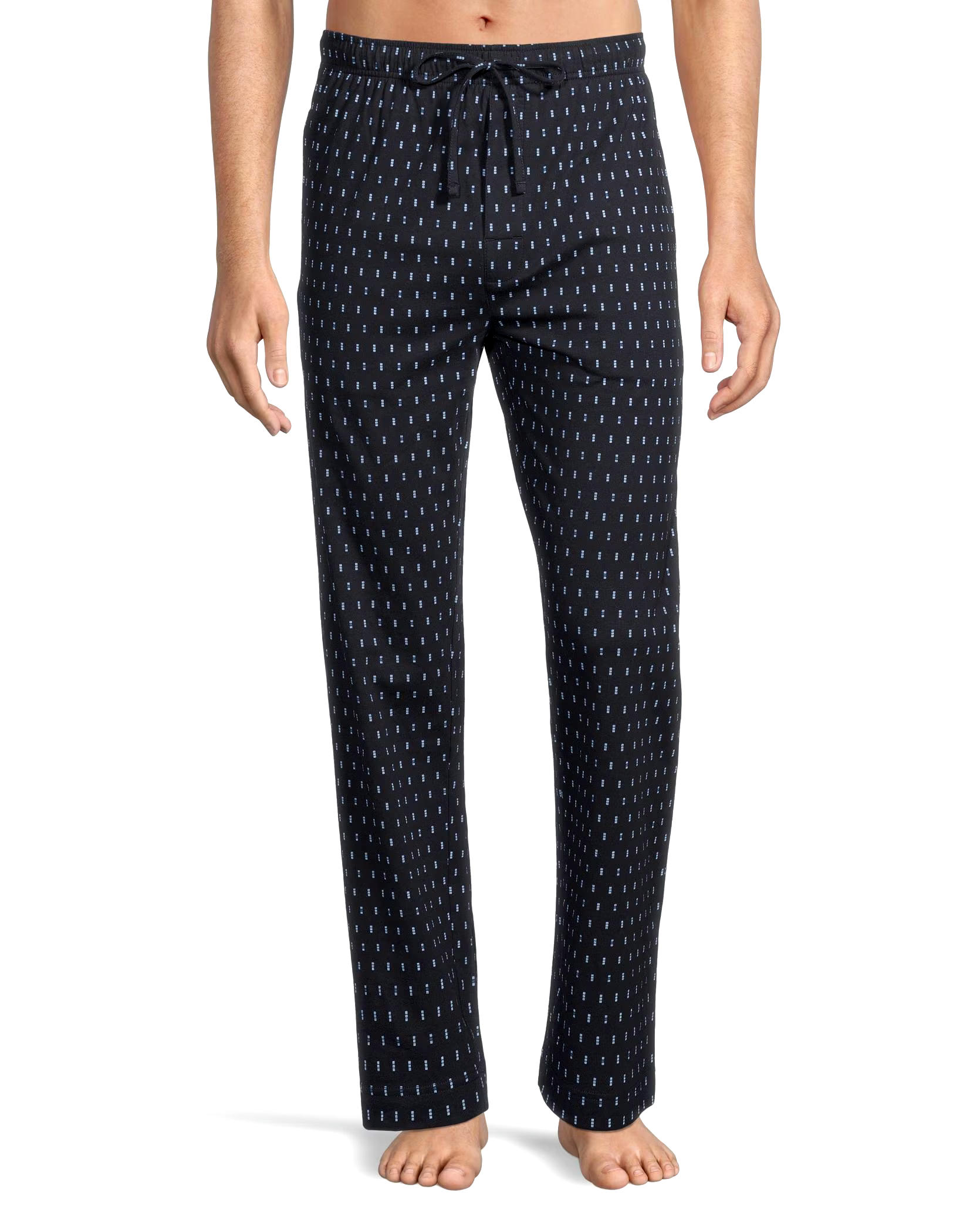 Men's Jersey Print Elastic Waist Lounge Pants