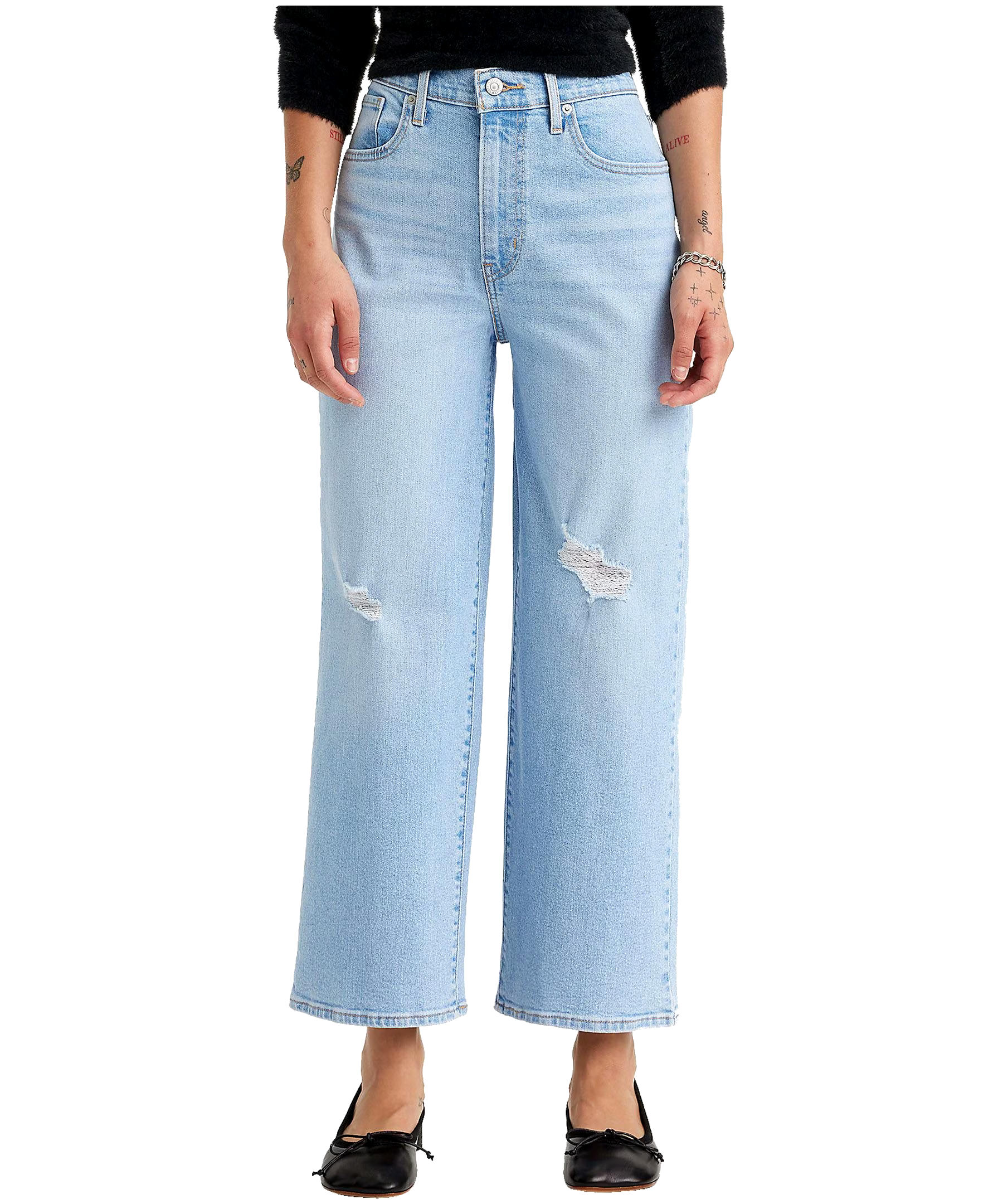 Levi's Women's High Rise Relaxed Fit Wide Leg Jeans