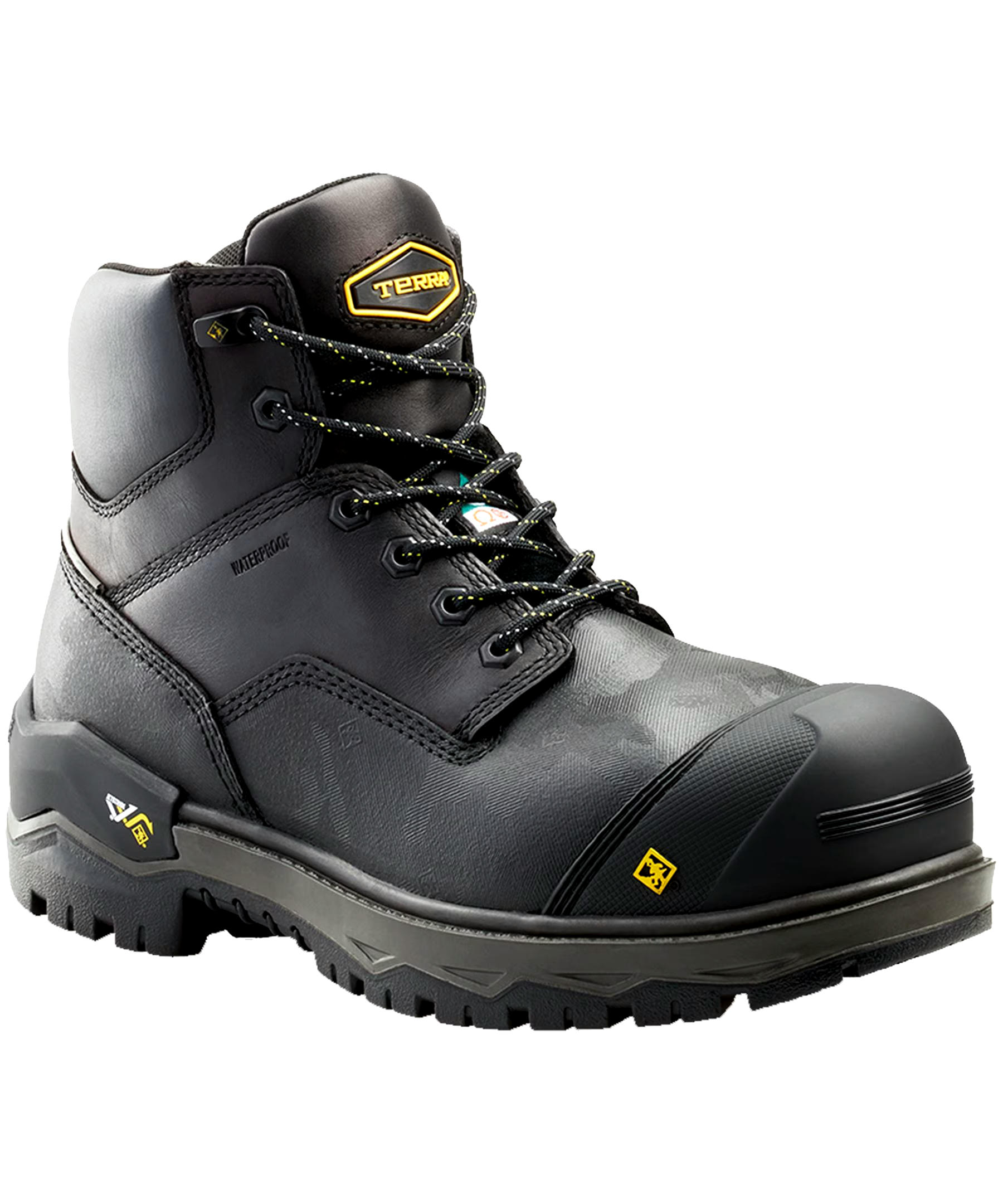 Terra Men's Gantry 6 Inch Composite Toe Composite Plate Waterproof Work Boots