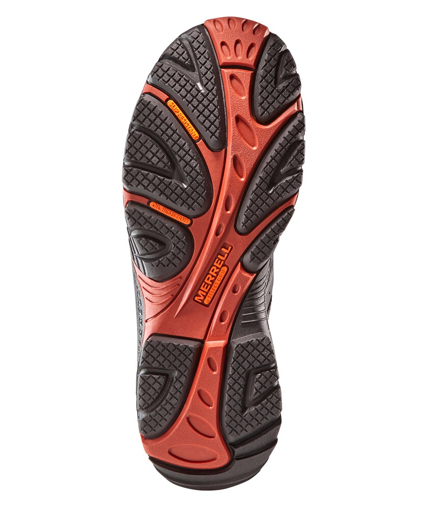 Merrell Work Men's Composite Toe Composite Plate Strongfield Waterproof Safety Hikers - Black