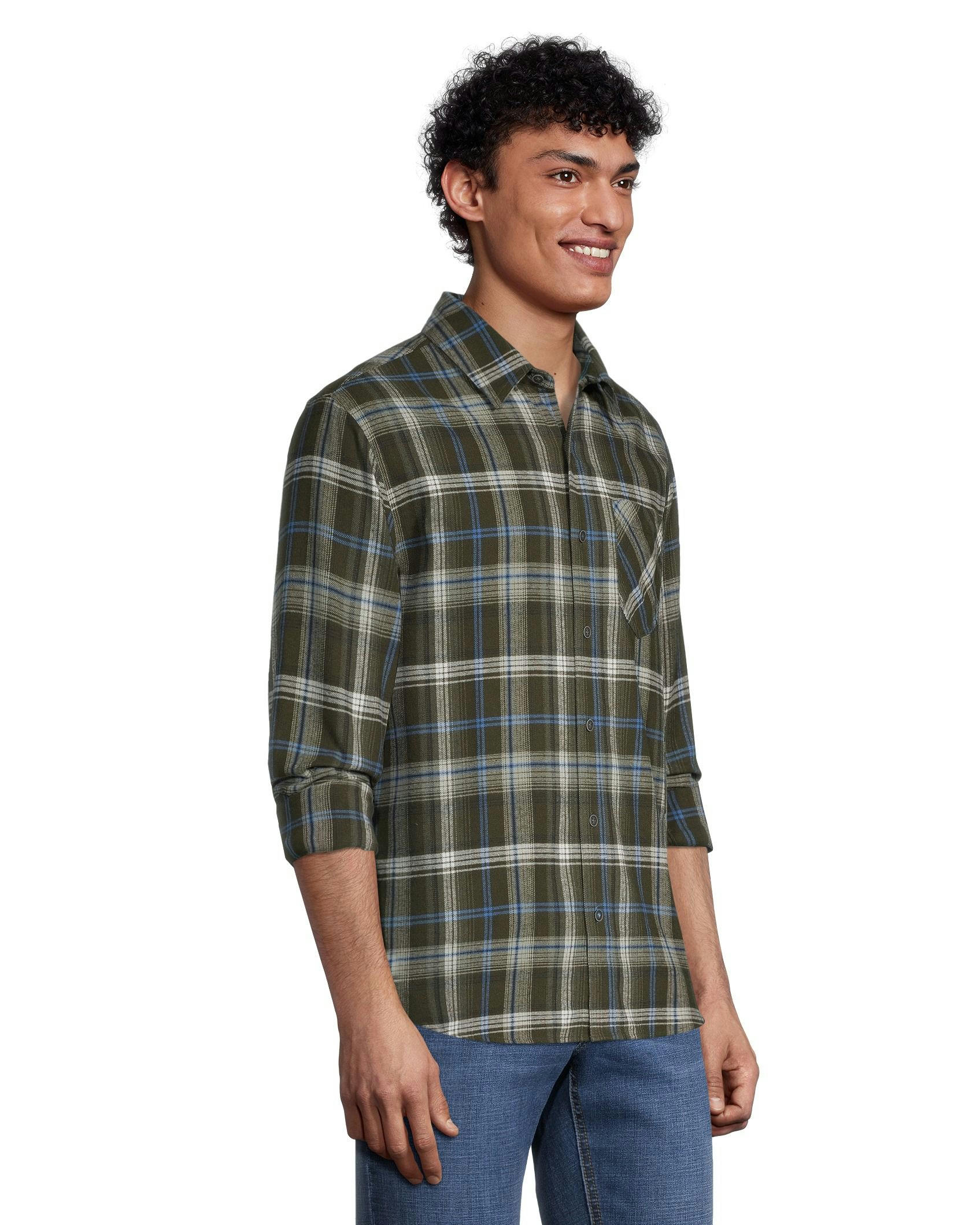 Boston Traders Men's Classic Plaid Flannel Shirt