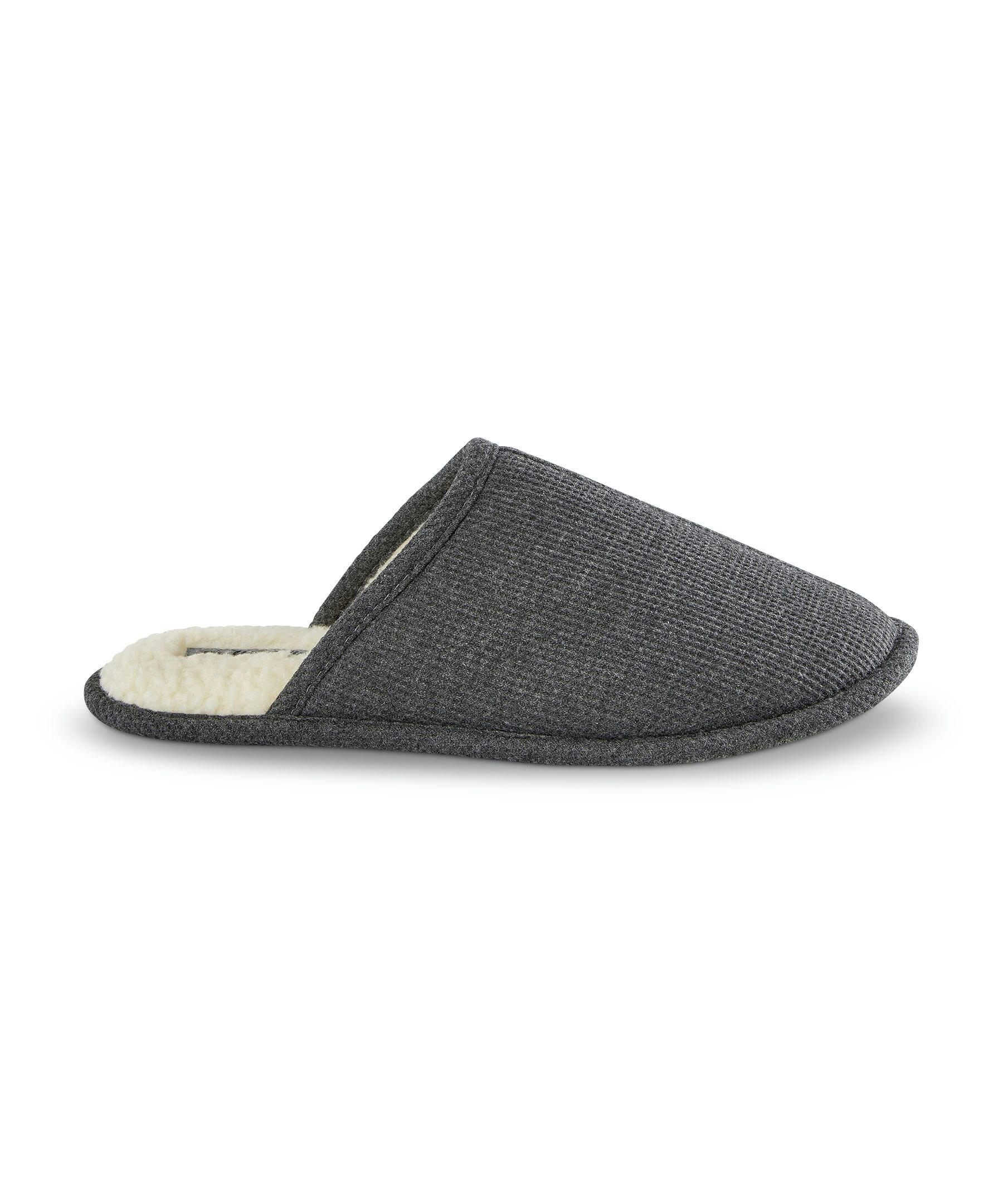 WindRiver Men's Woven Memory Foam Scuff Slipper