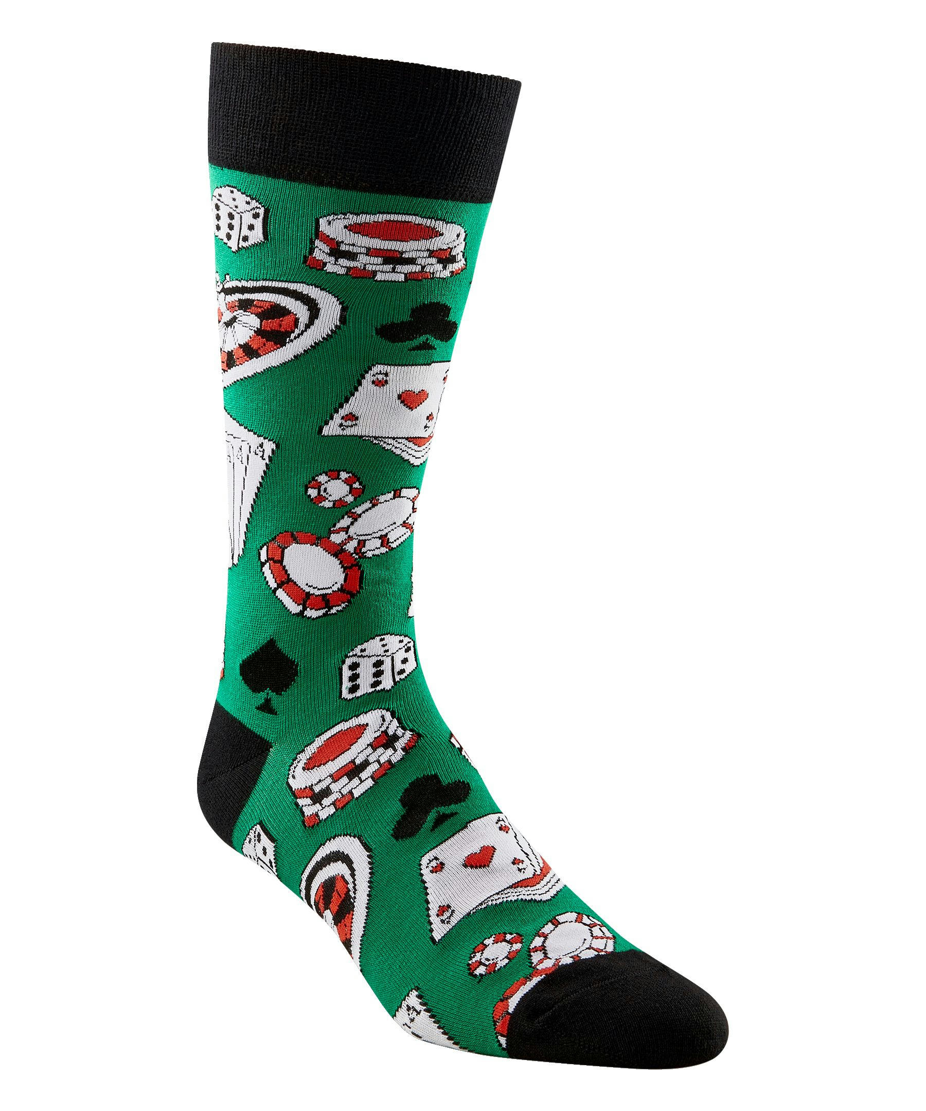 Denver Hayes Men's Novelty Sports Pattern Crew Socks