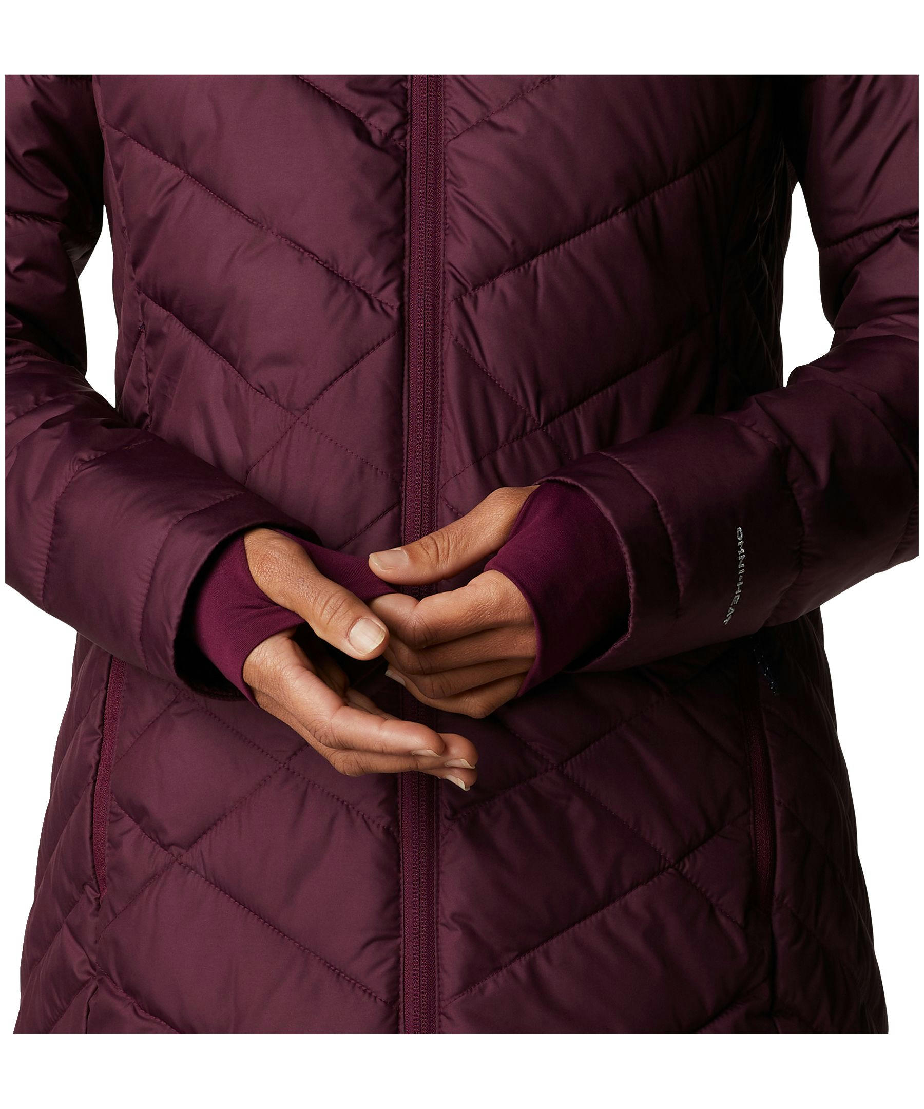 Columbia Women's Heavenly Omni-Heat Water Resistant Insulated Long Hooded Jacket