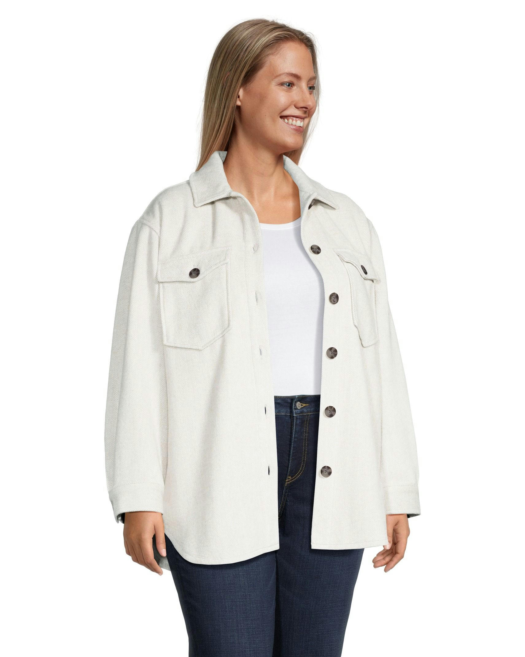 Denver Hayes Women's Core Button Front Shacket