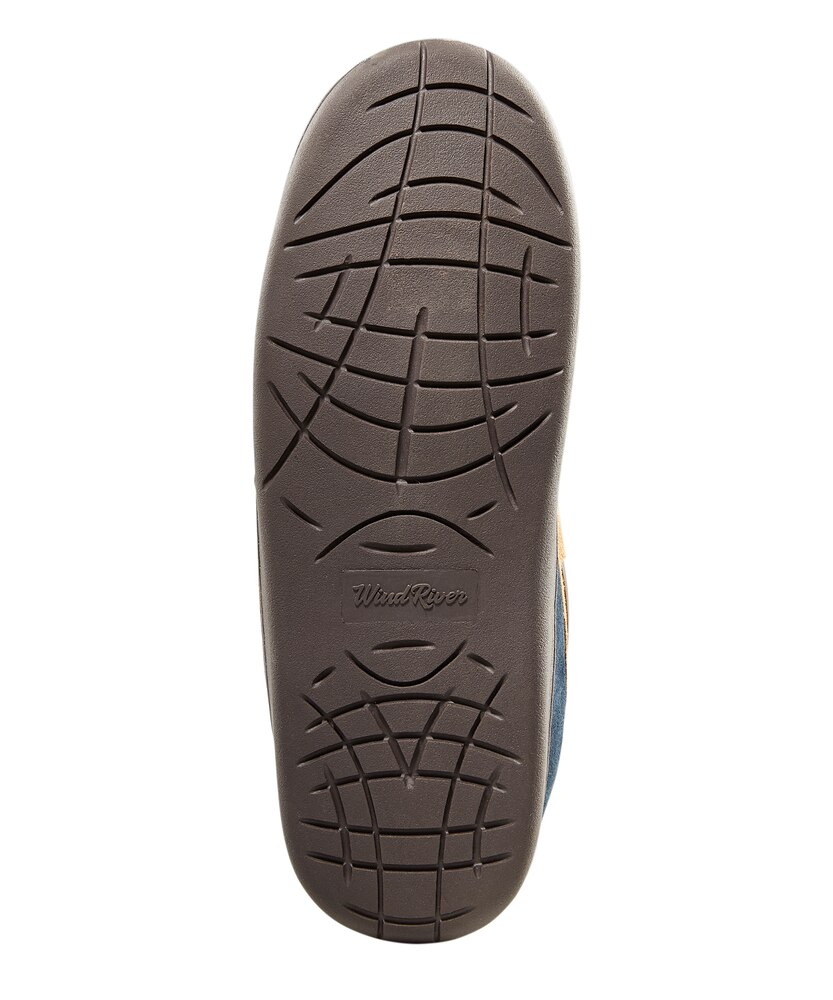 WindRiver Men's Suede Handsewn Slippers