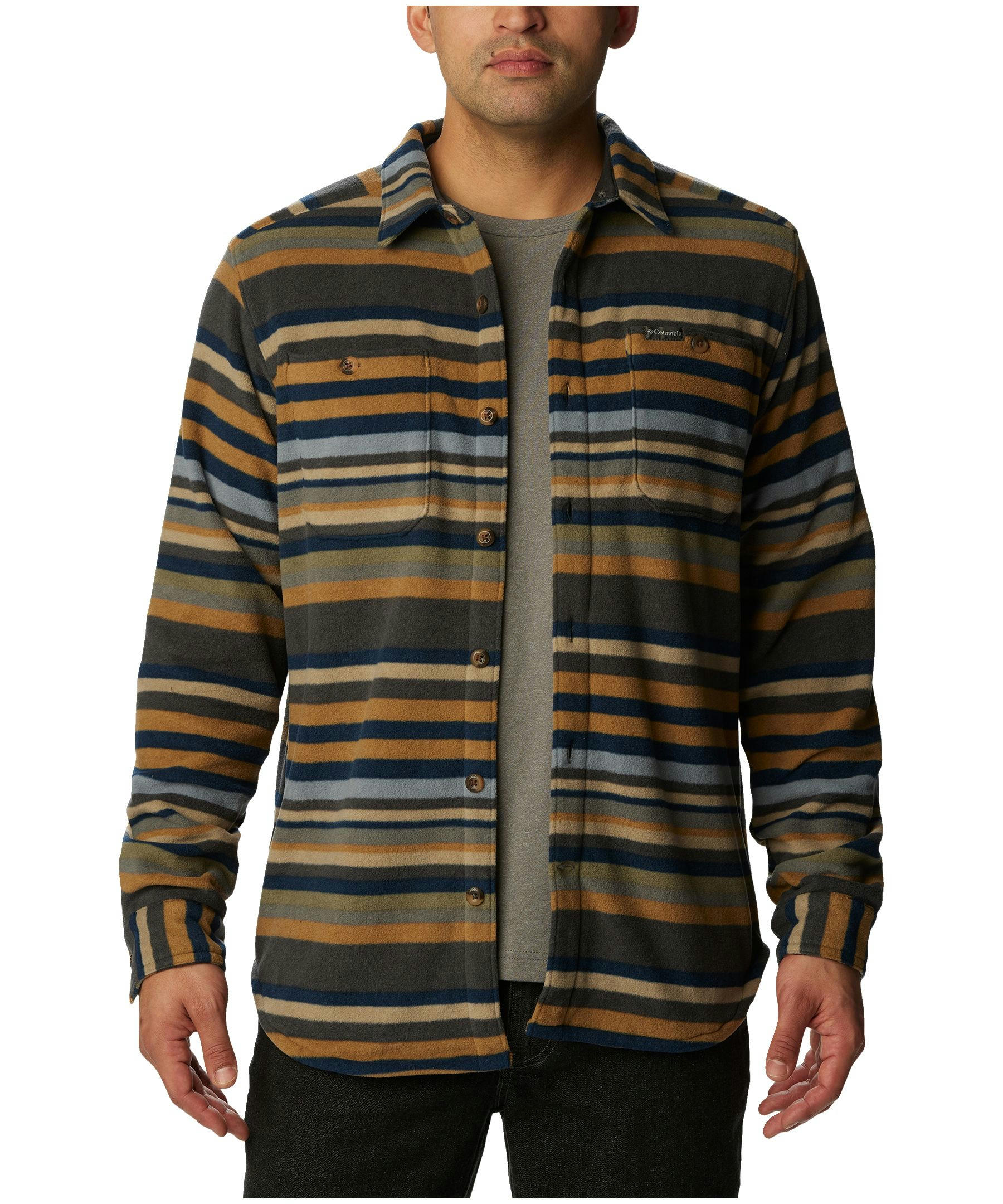 Columbia Men's Flare Gun Fleece Long Sleeve Shirt Jacket