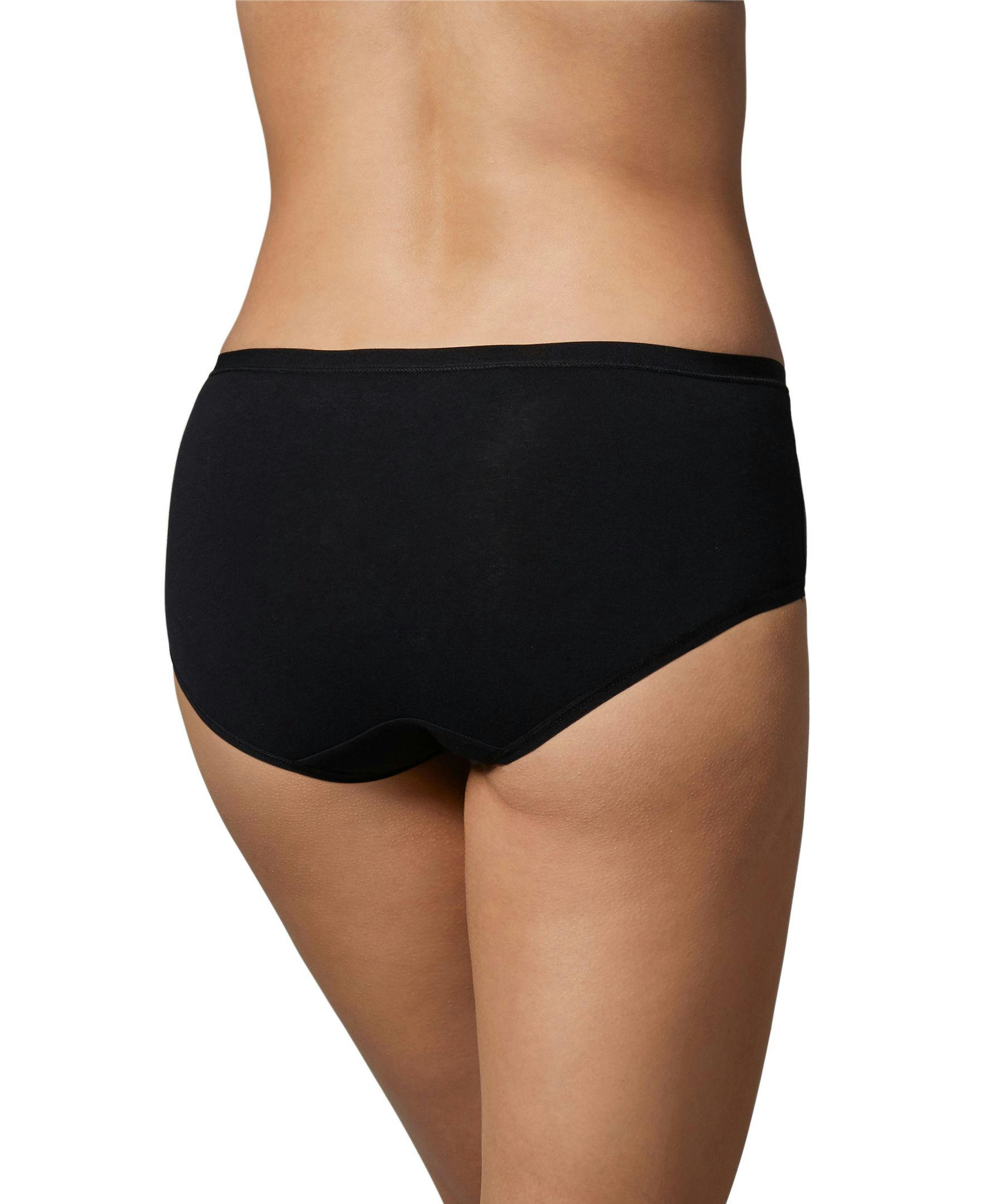 Denver Hayes Women's 2 Pack 4 Way Stretch Perfect Fit Hip Hugger Underwear Briefs