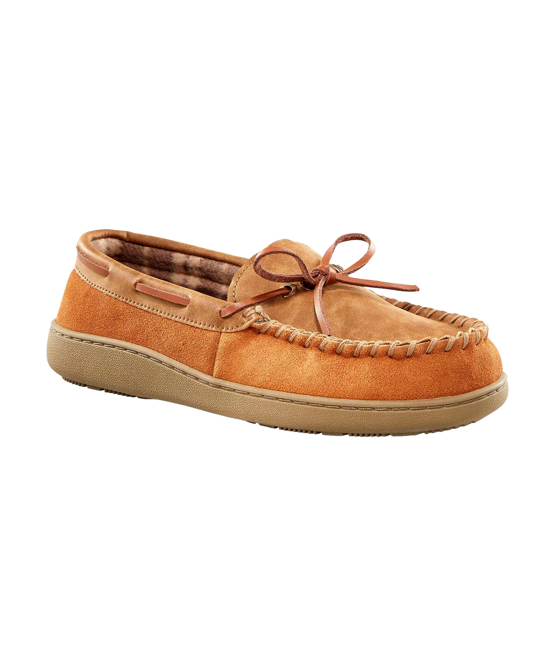 WindRiver Men's Suede Handsewn Slippers