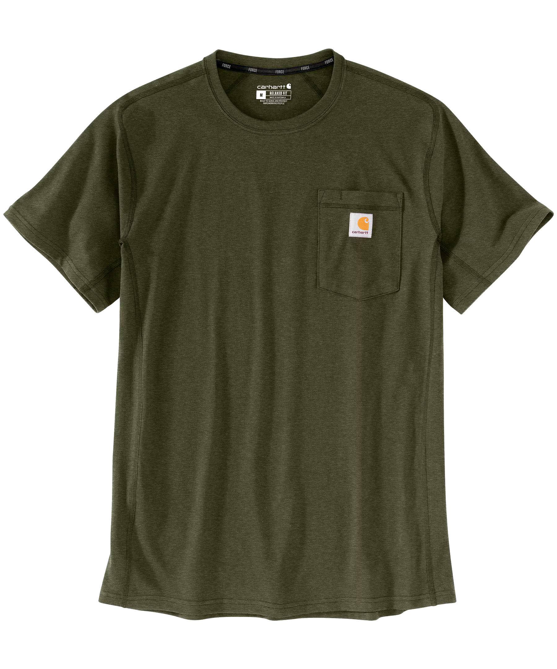 Carhartt Men's Relaxed Fit FastDry UPF Protection Crewneck Pocket Work T Shirt
