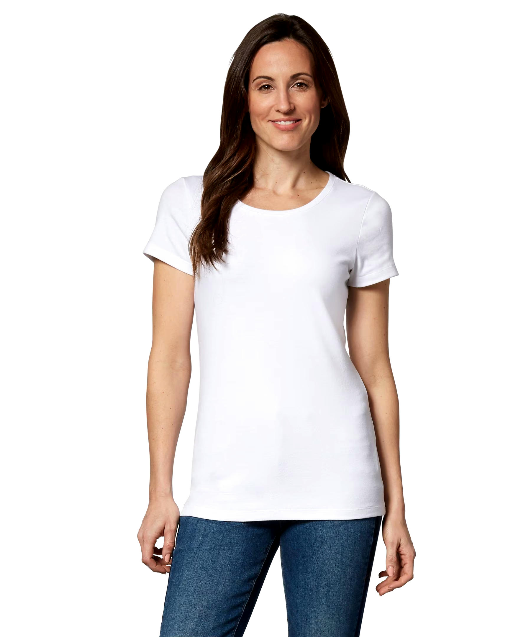 Denver Hayes Women's Fitted Crewneck T Shirt