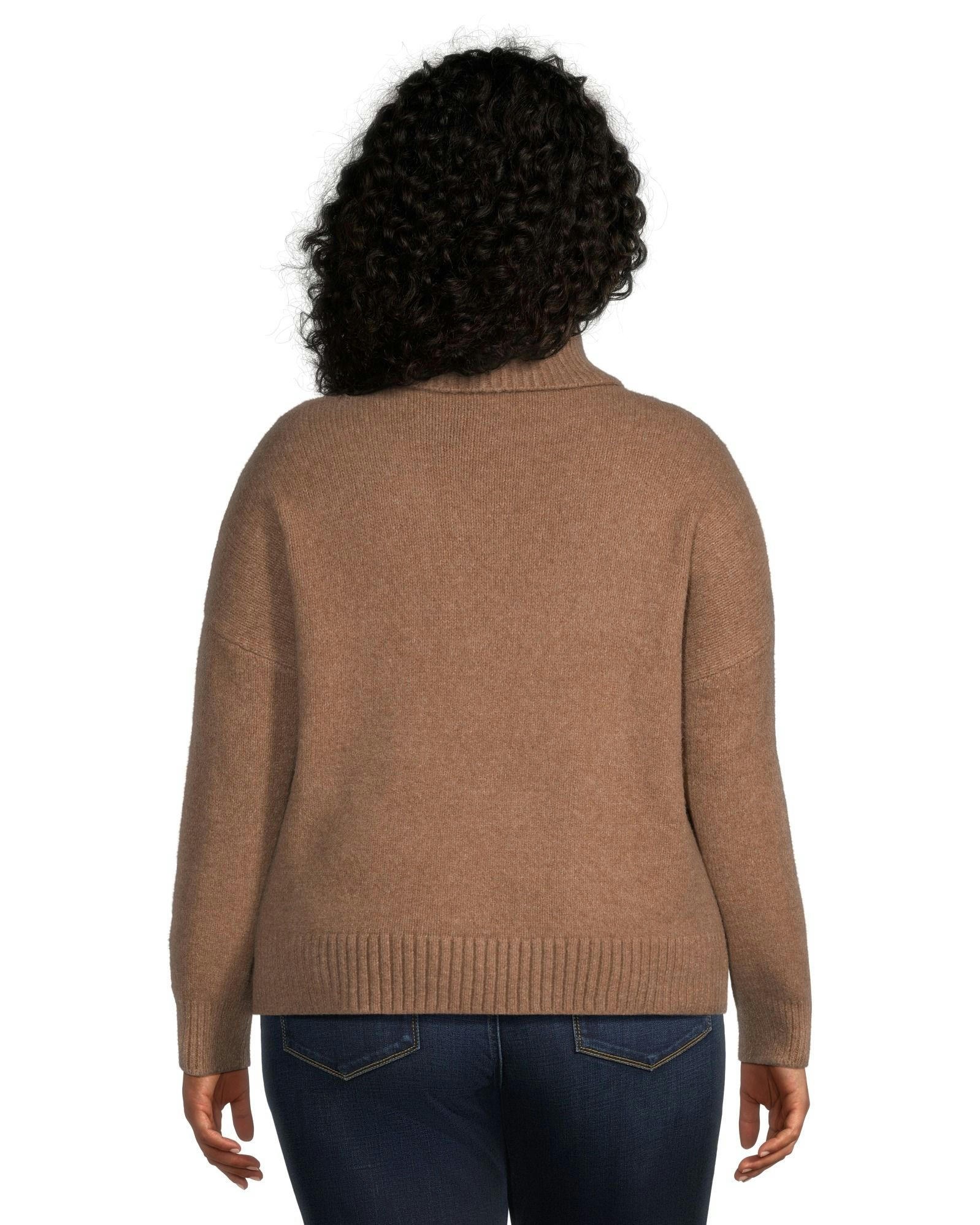 Denver Hayes Women's Luxe Supersoft Semi Fitted Turtleneck Pullover