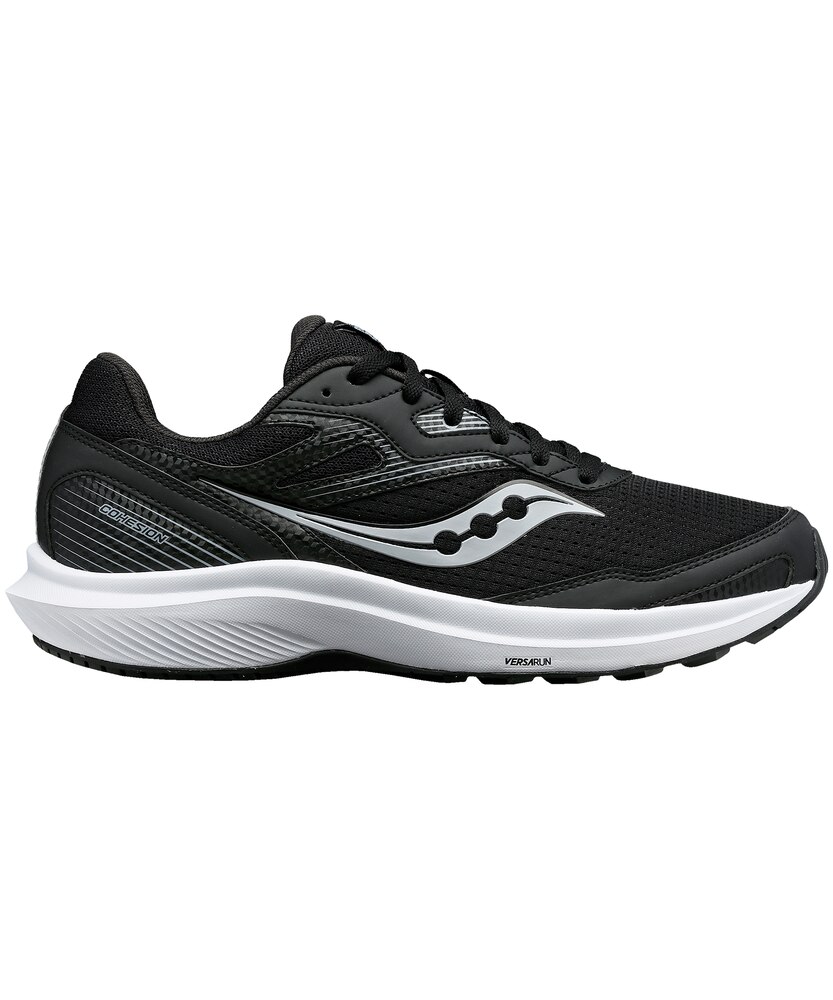 Saucony Men's Cohesion 16 Versarun Running Shoes - Black/White