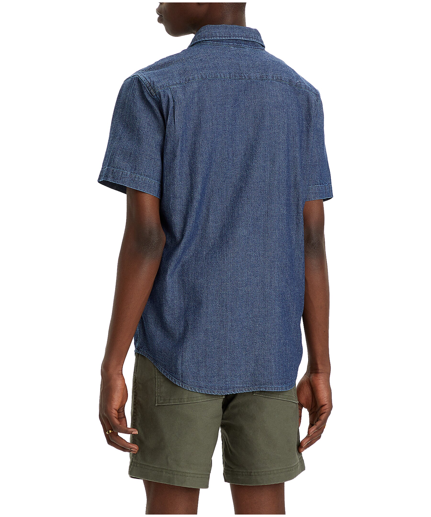 Men's Classic Button Down Short Sleeve Standard Shirt