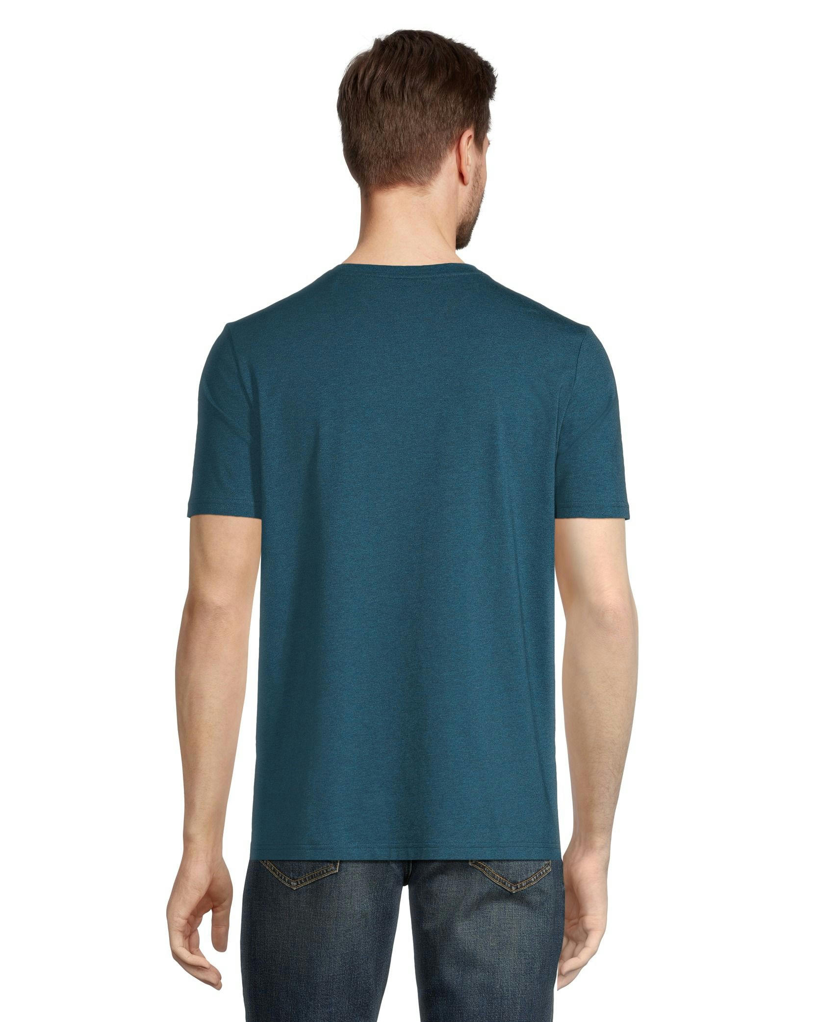 Denver Hayes Men's Stretch Modern Fit Crewneck T-Shirt