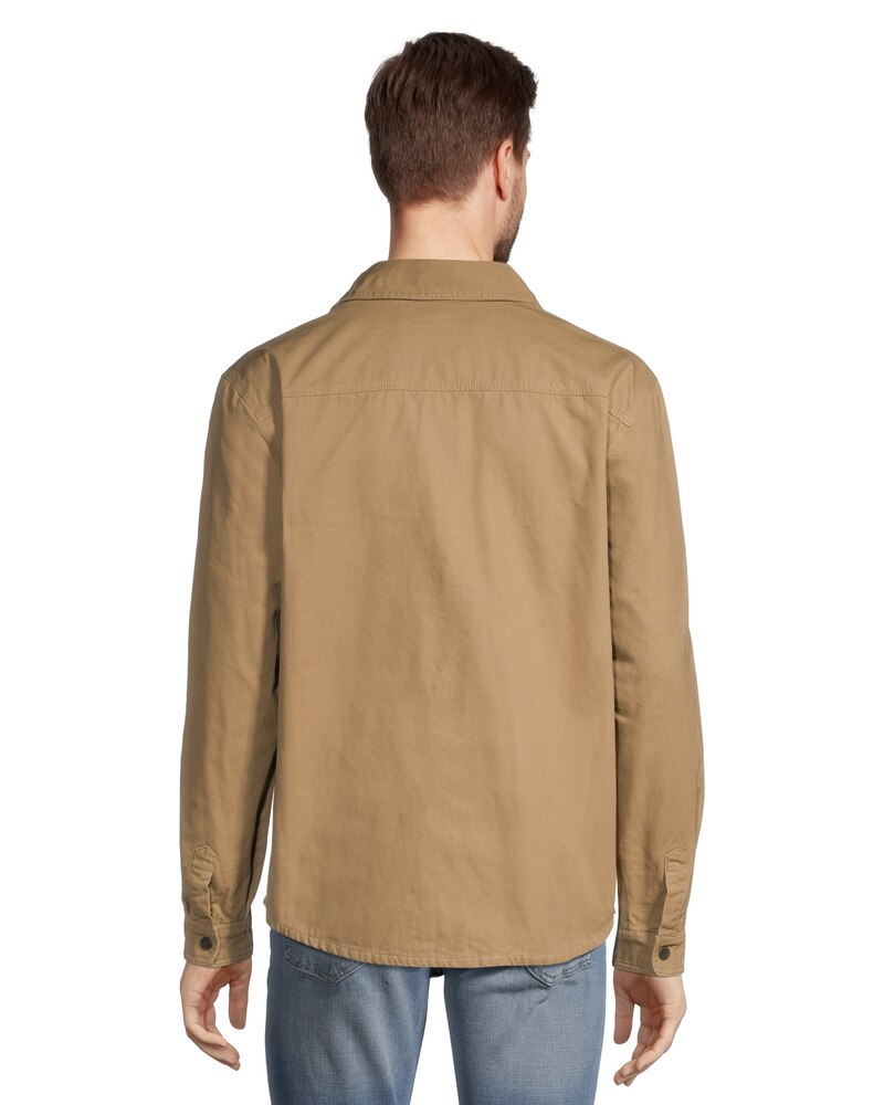 Boston Traders Men's Flannel Lined Cotton Canvas Shacket