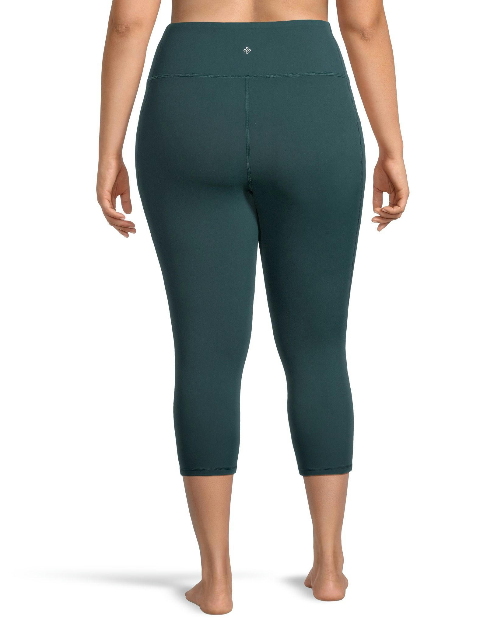 Shambhala Women's Comfort High Rise Crop Legging with Pocket