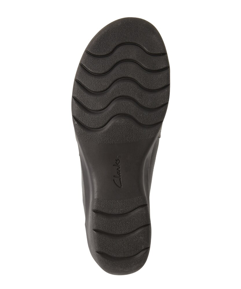 Clarks Women's Cheyn Madi Slip On Leather Shoes - Black