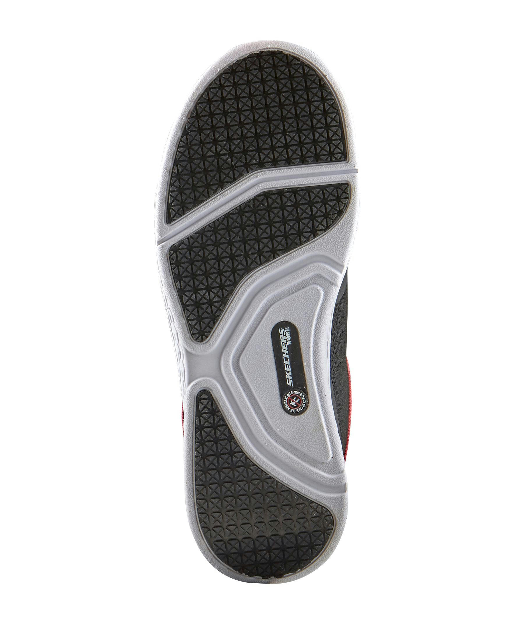 Skechers Work Women's Aluminum Toe Steel Plate Slip Resistant Athletic Safety Shoes - Black/Pink