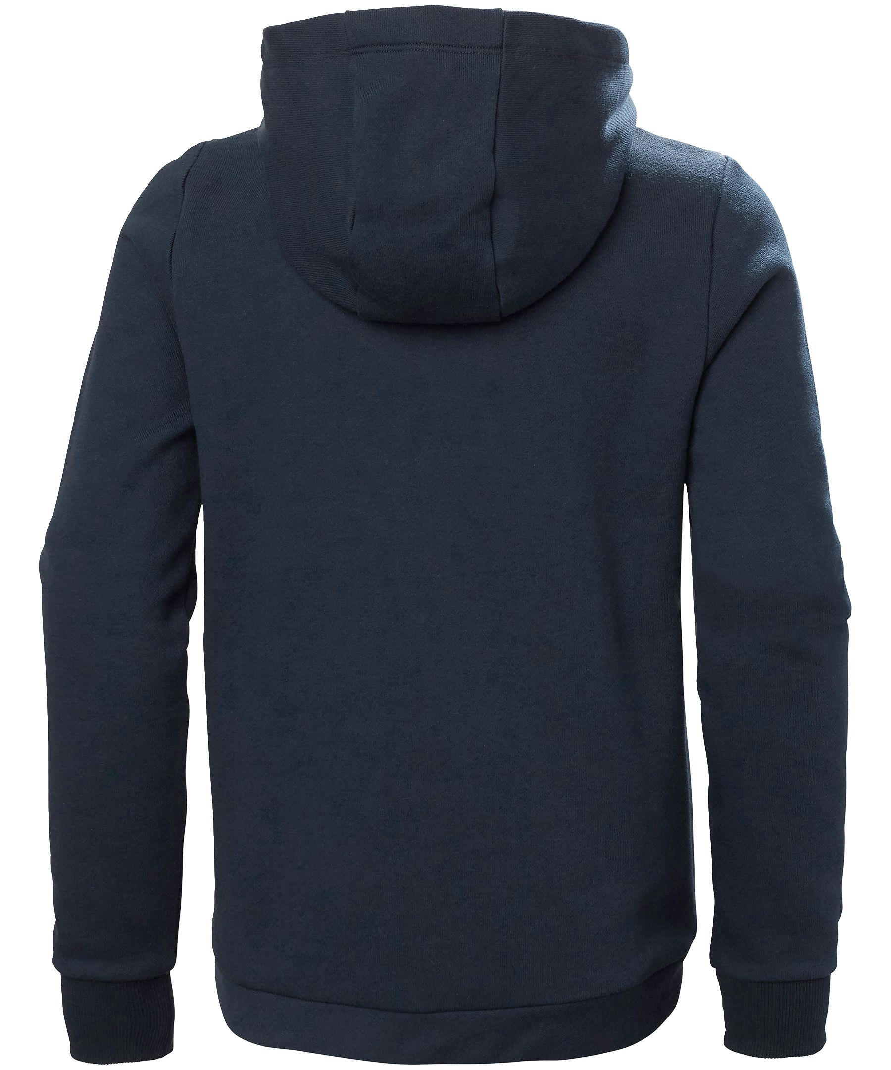 Helly Hansen Kids' Unisex 8-16 Years Classic Logo Crossover Neck Hoodie Sweatshirt with Kangaroo Pocket