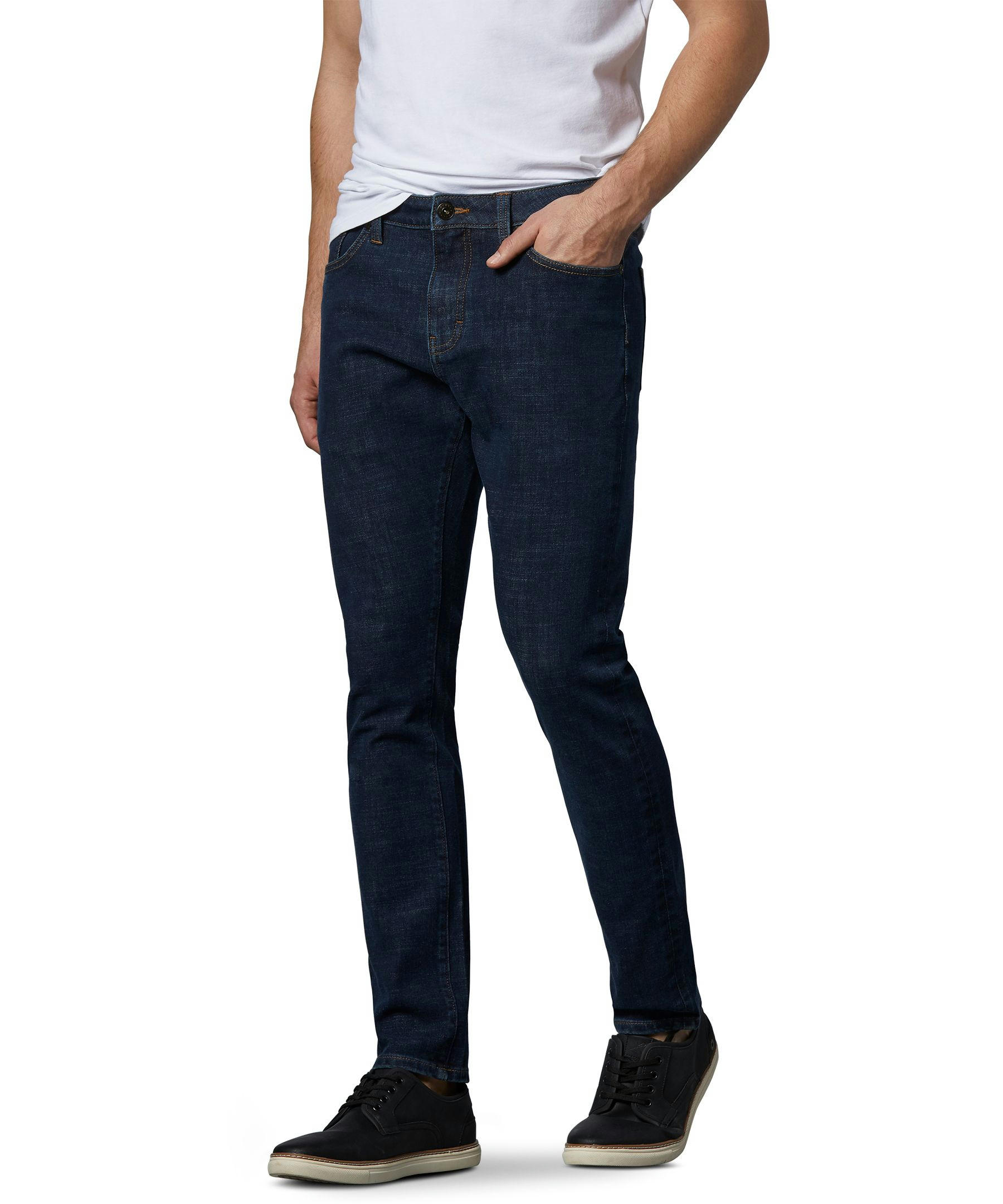 Denver Hayes Men's FLEXTECH 4 Way Stretch Slim Fit Jeans - Rinse